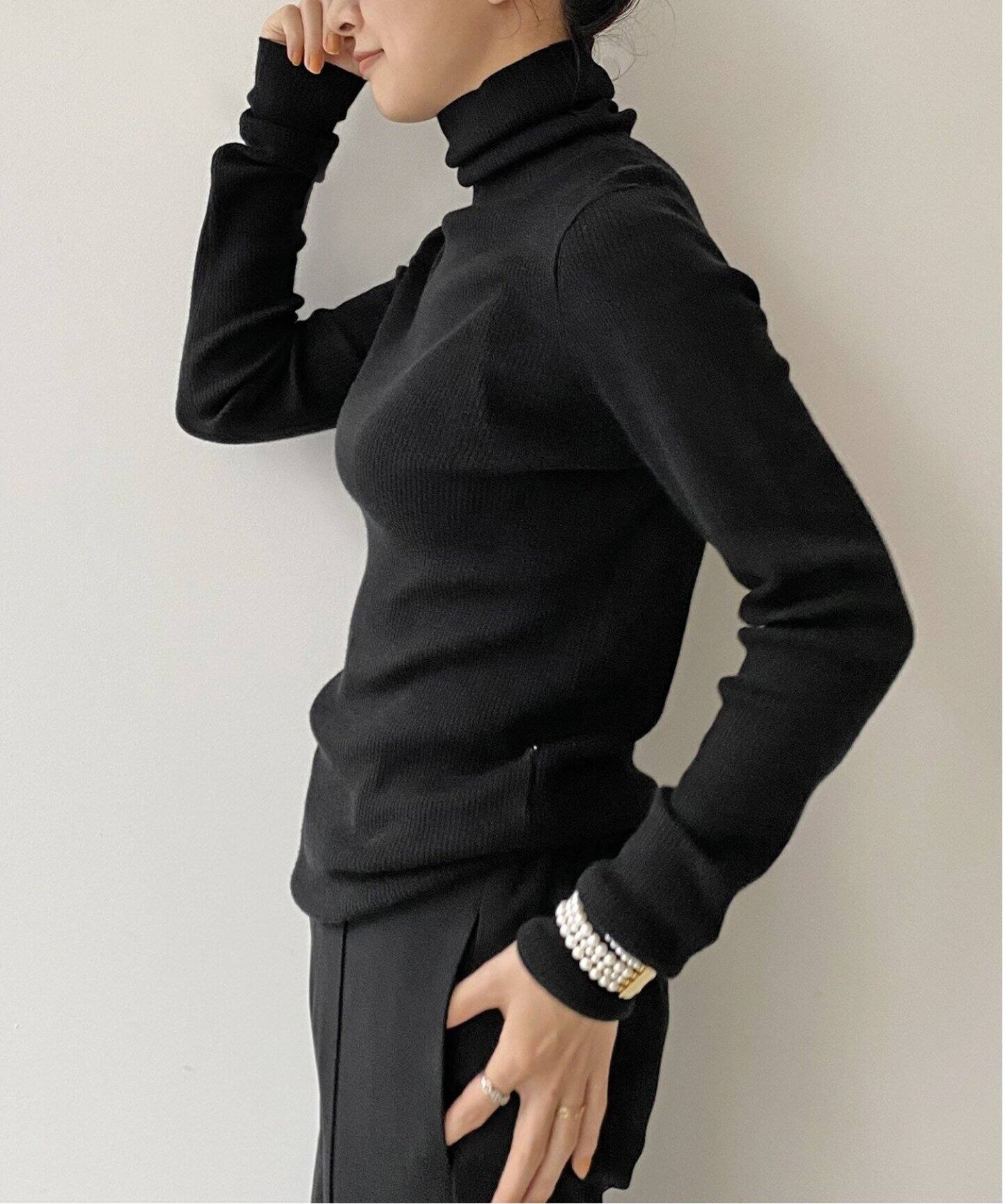 Rib Turtlneck Knit（ニット／セーター）｜L 