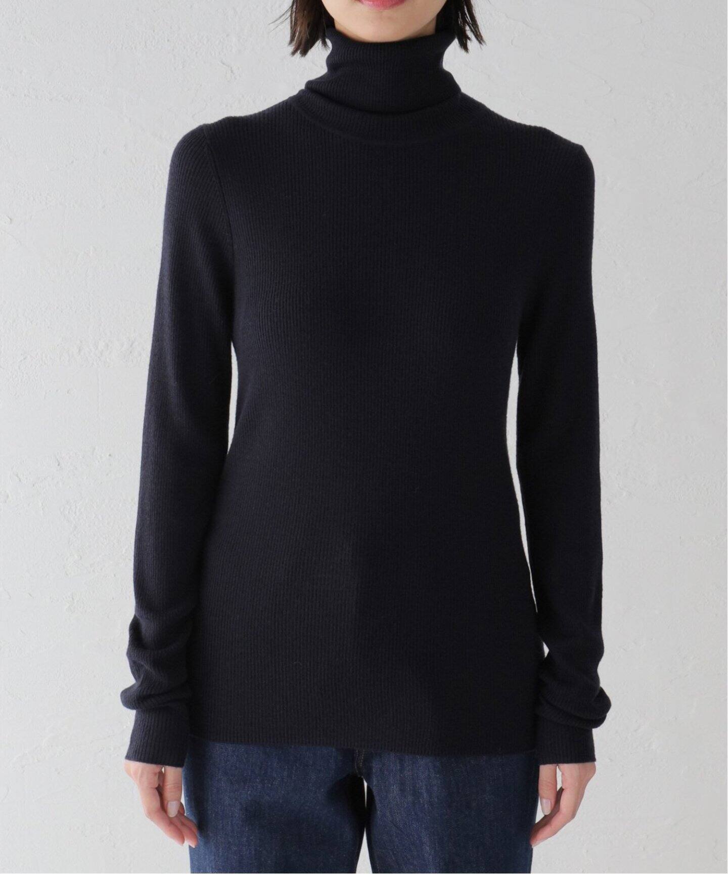 Rib Turtlneck Knit（ニット／セーター）｜L 