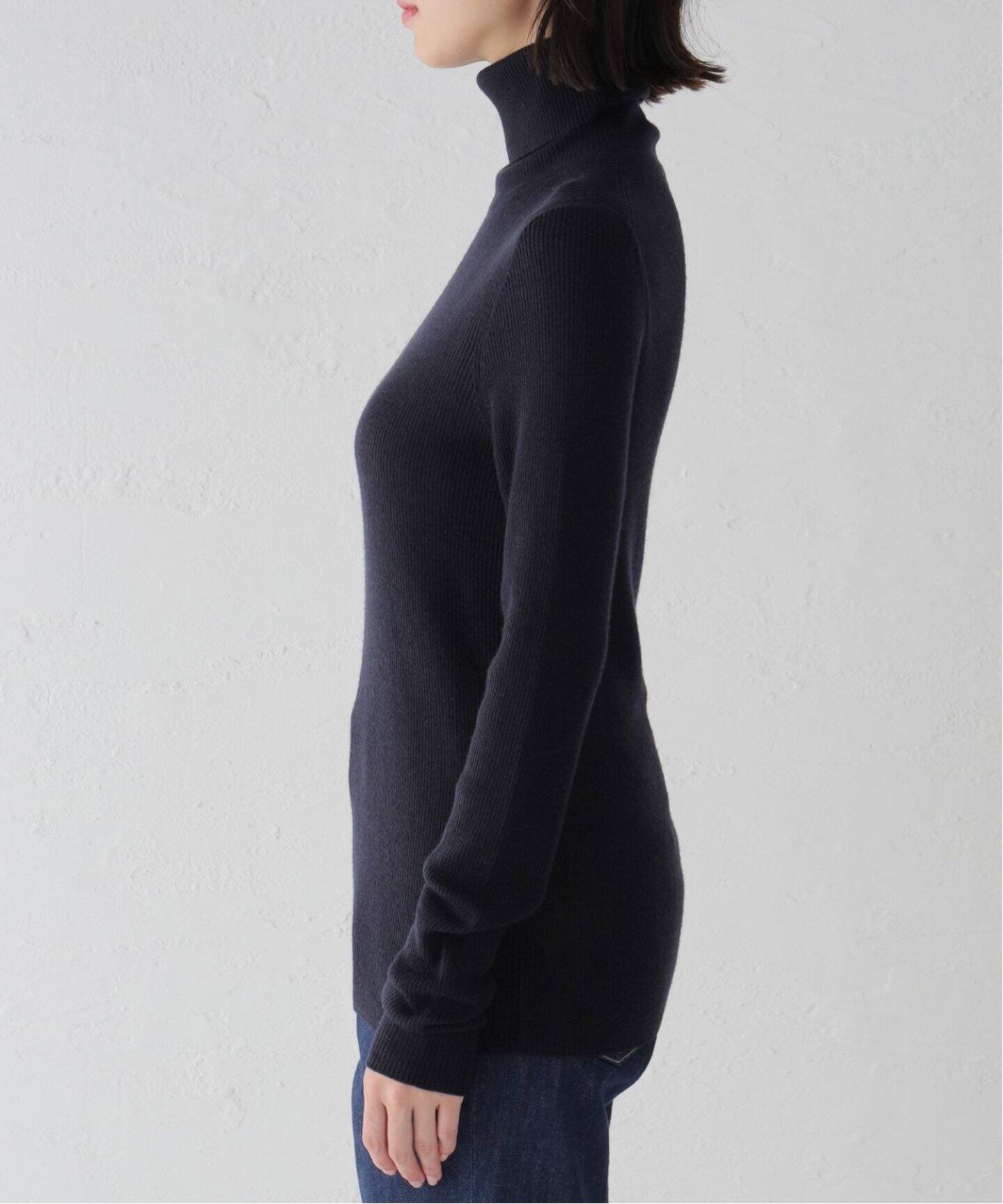 Rib Turtlneck Knit（ニット／セーター）｜L 