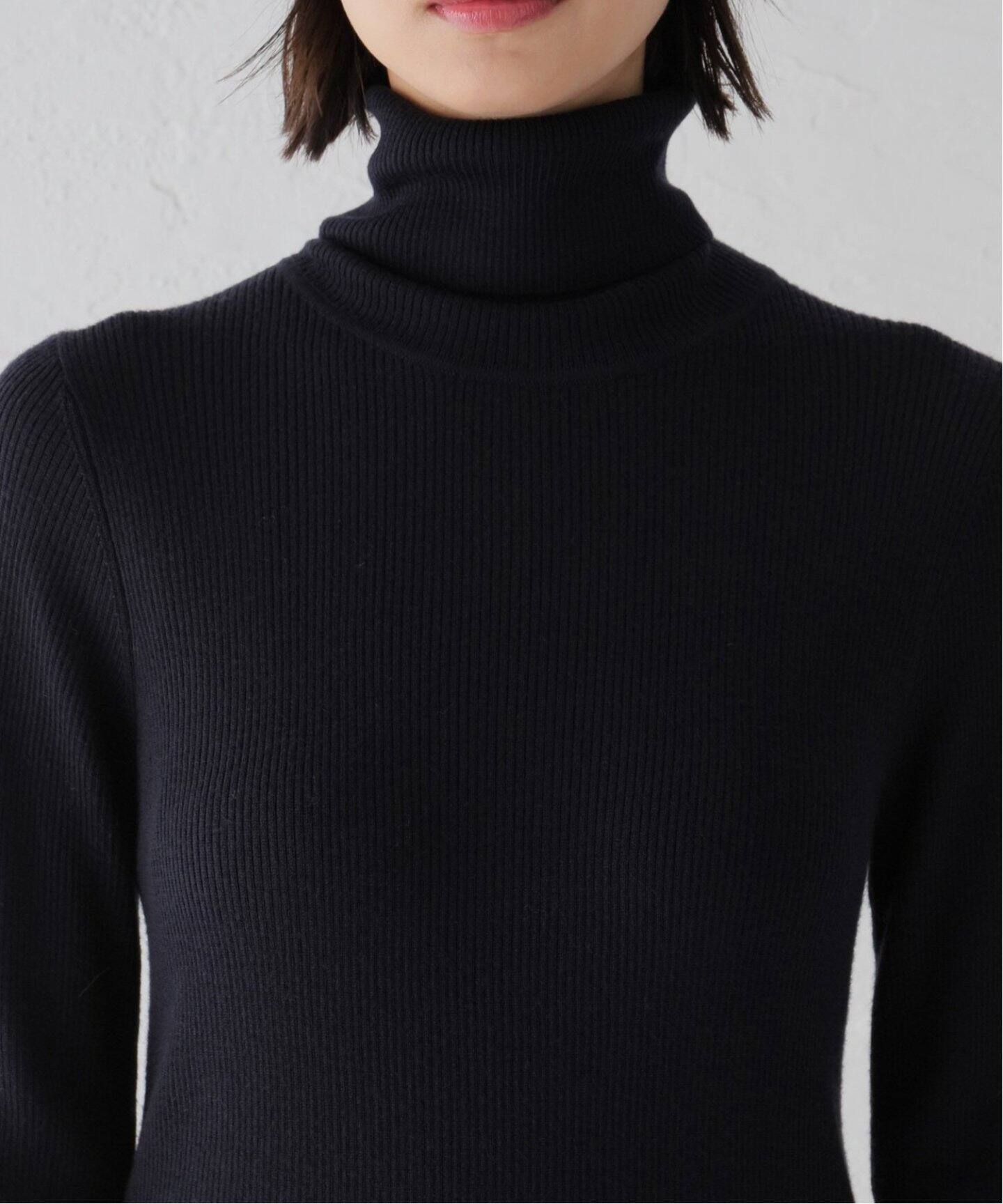 Rib Turtlneck Knit（ニット／セーター）｜L 