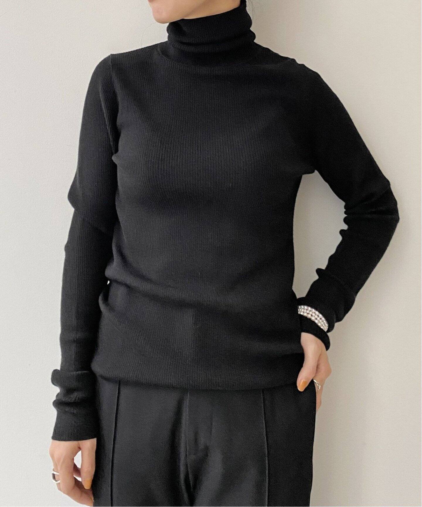 Rib Turtlneck Knit（ニット／セーター）｜L 