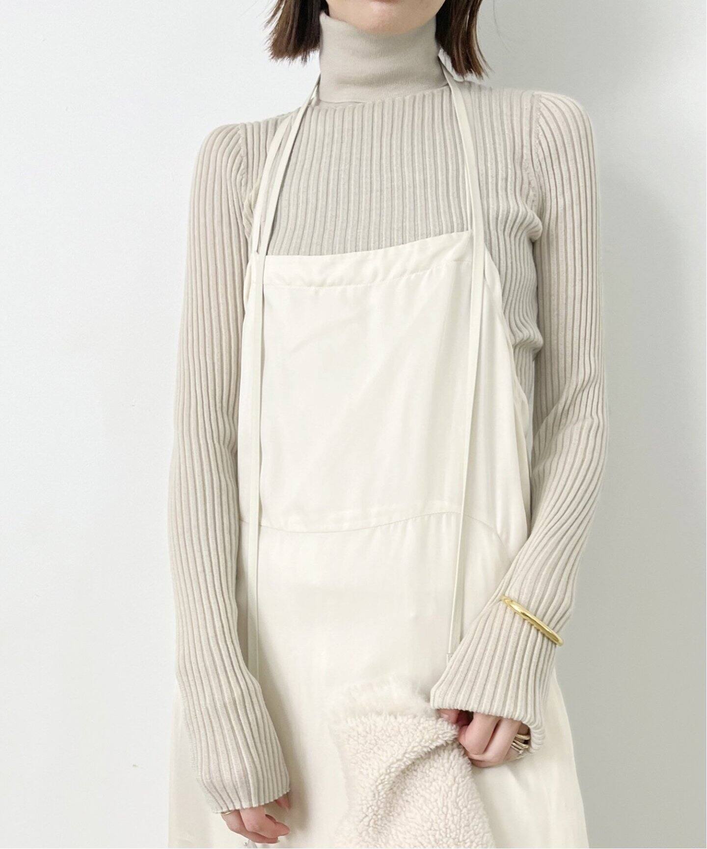 WIDE Rib Turtlneck Knit（ニット／セーター）｜L