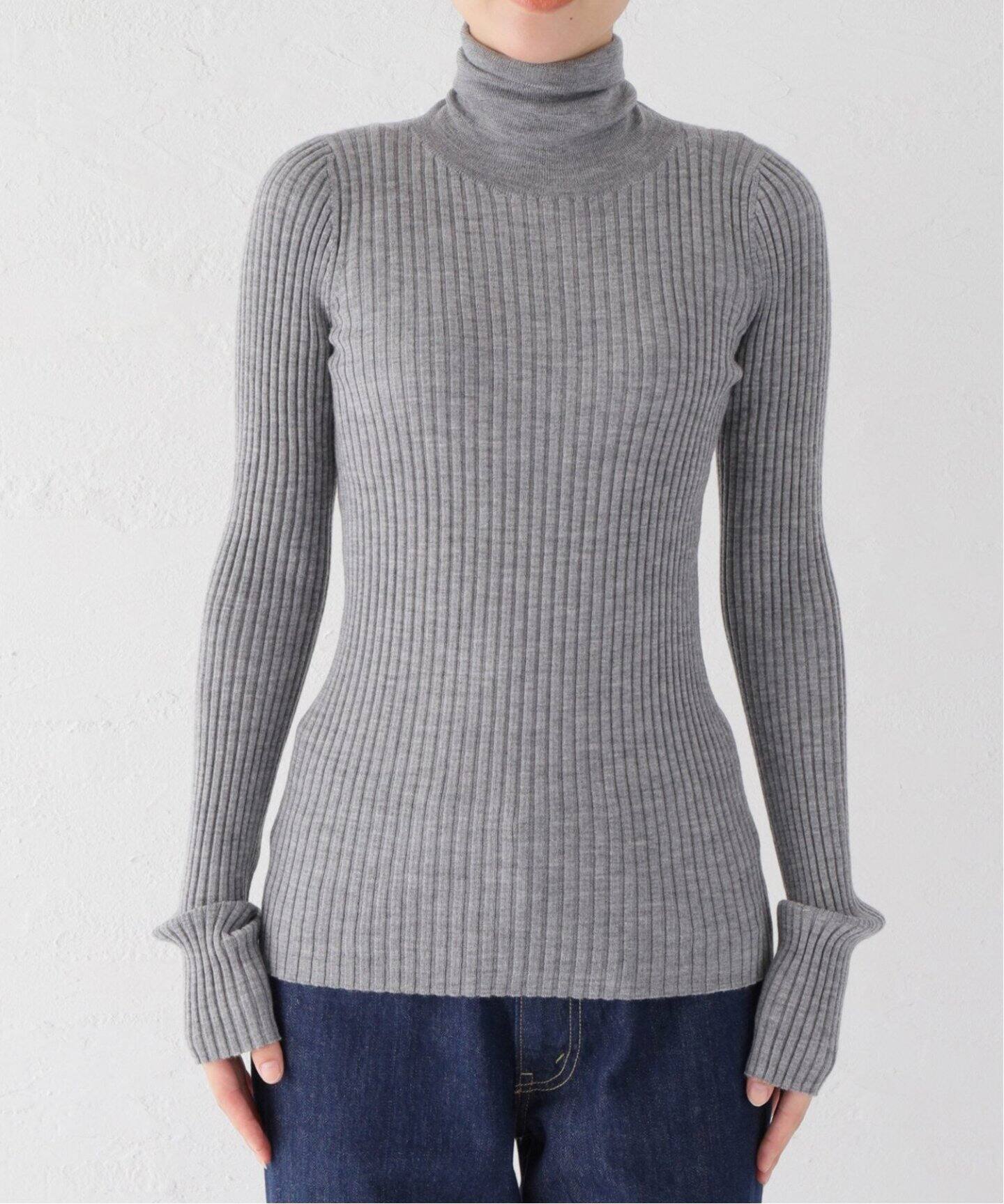 WIDE Rib Turtlneck Knit（ニット／セーター）｜L 
