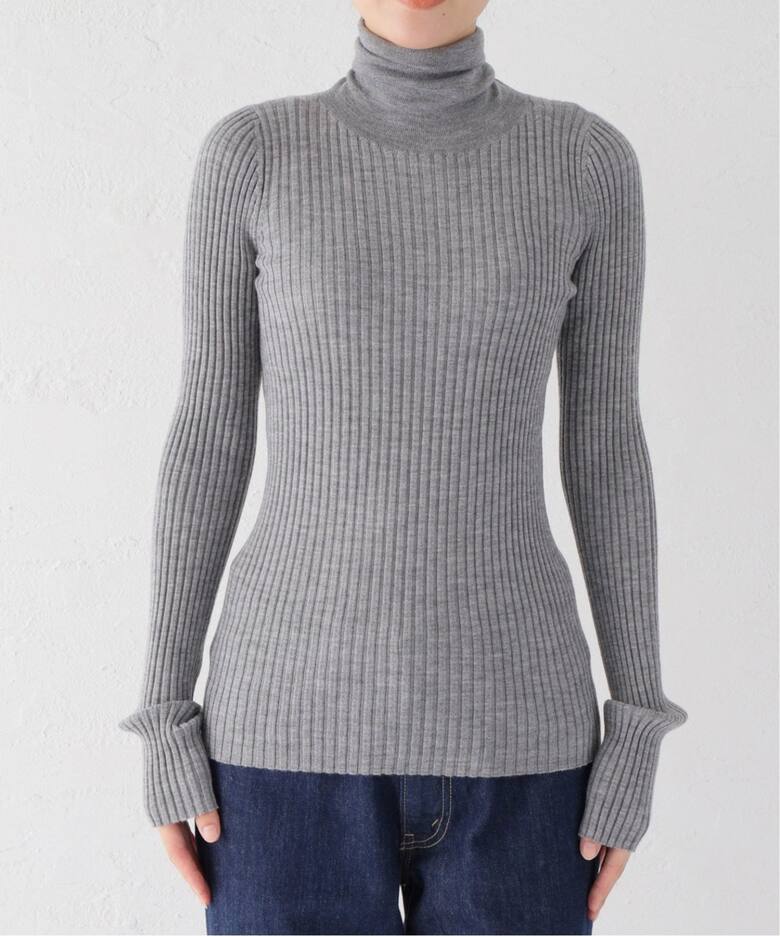 WIDE Rib Turtlneck Knit（ニット／セーター）｜L
