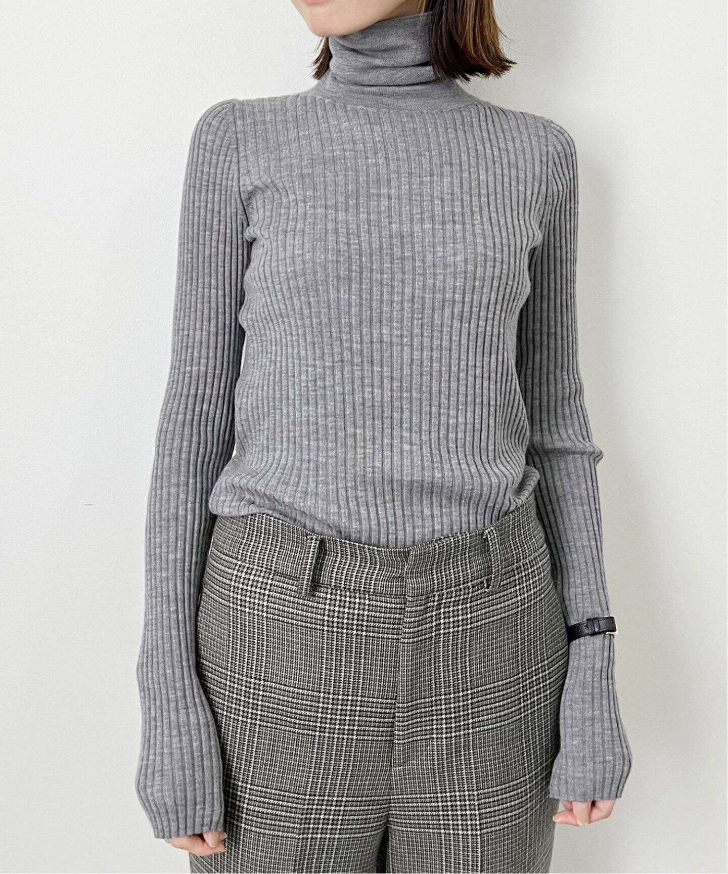 WIDE Rib Turtlneck Knit（ニット／セーター）｜L 