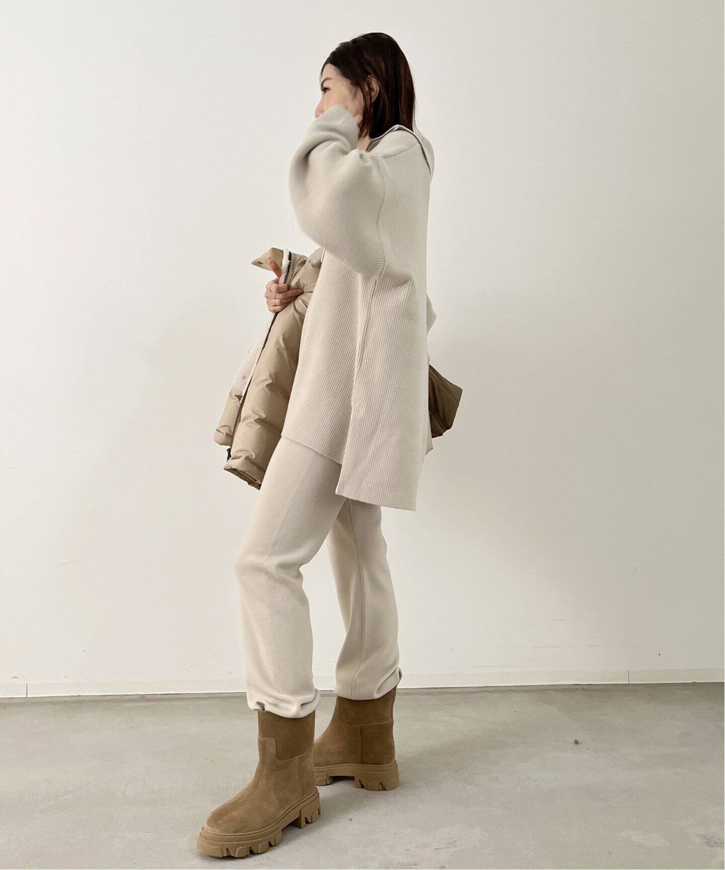 GOOD GRIEF!/グッドグリーフ】Knit Zipped Pullover（ニット／セーター 