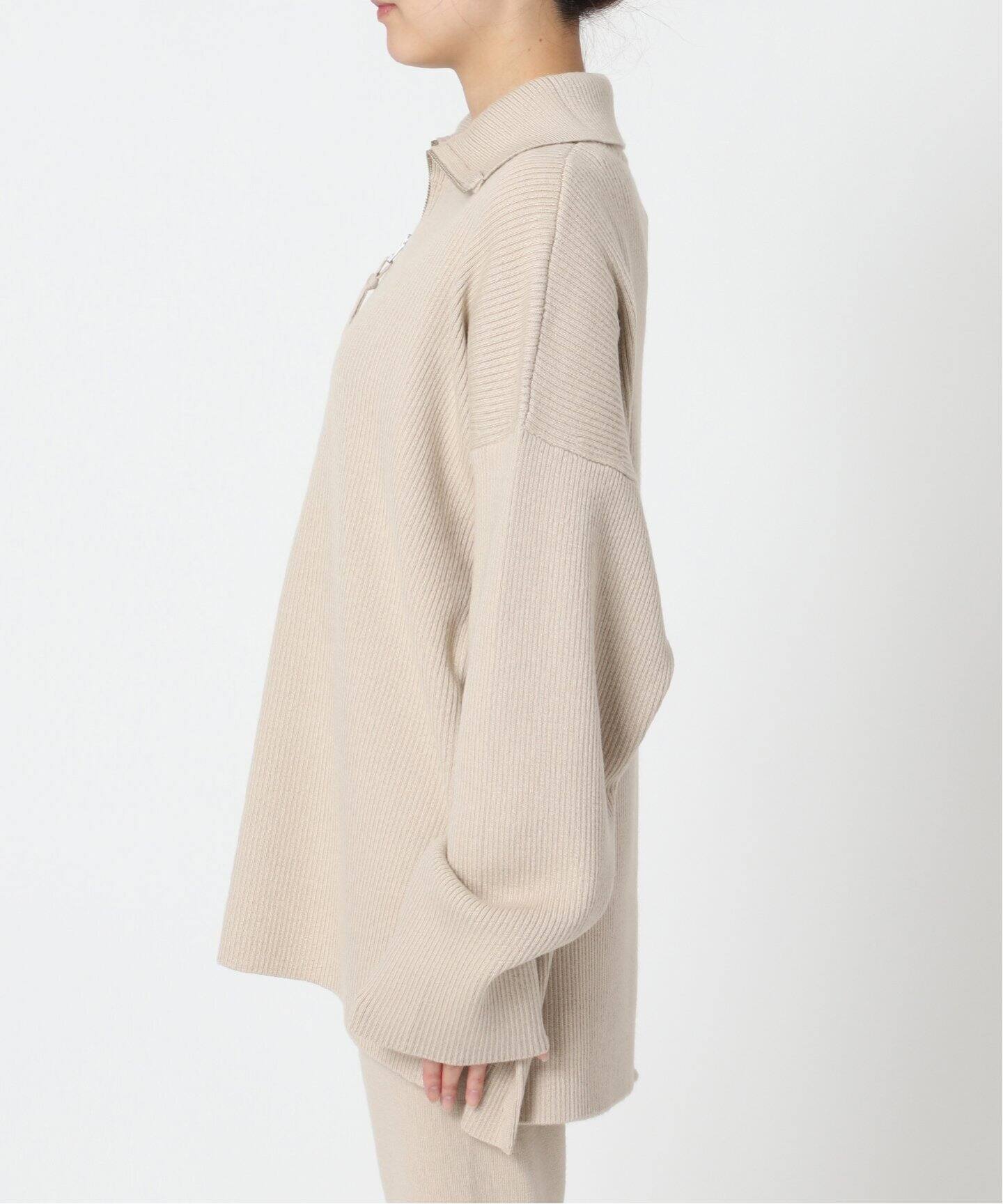 GOOD GRIEF!/グッドグリーフ】Knit Zipped Pullover（ニット／セーター  