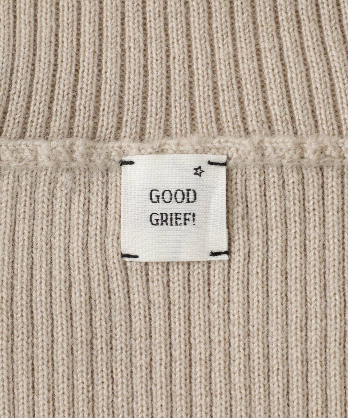 GOOD GRIEF!/グッドグリーフ】Knit Zipped Pullover（ニット／セーター 