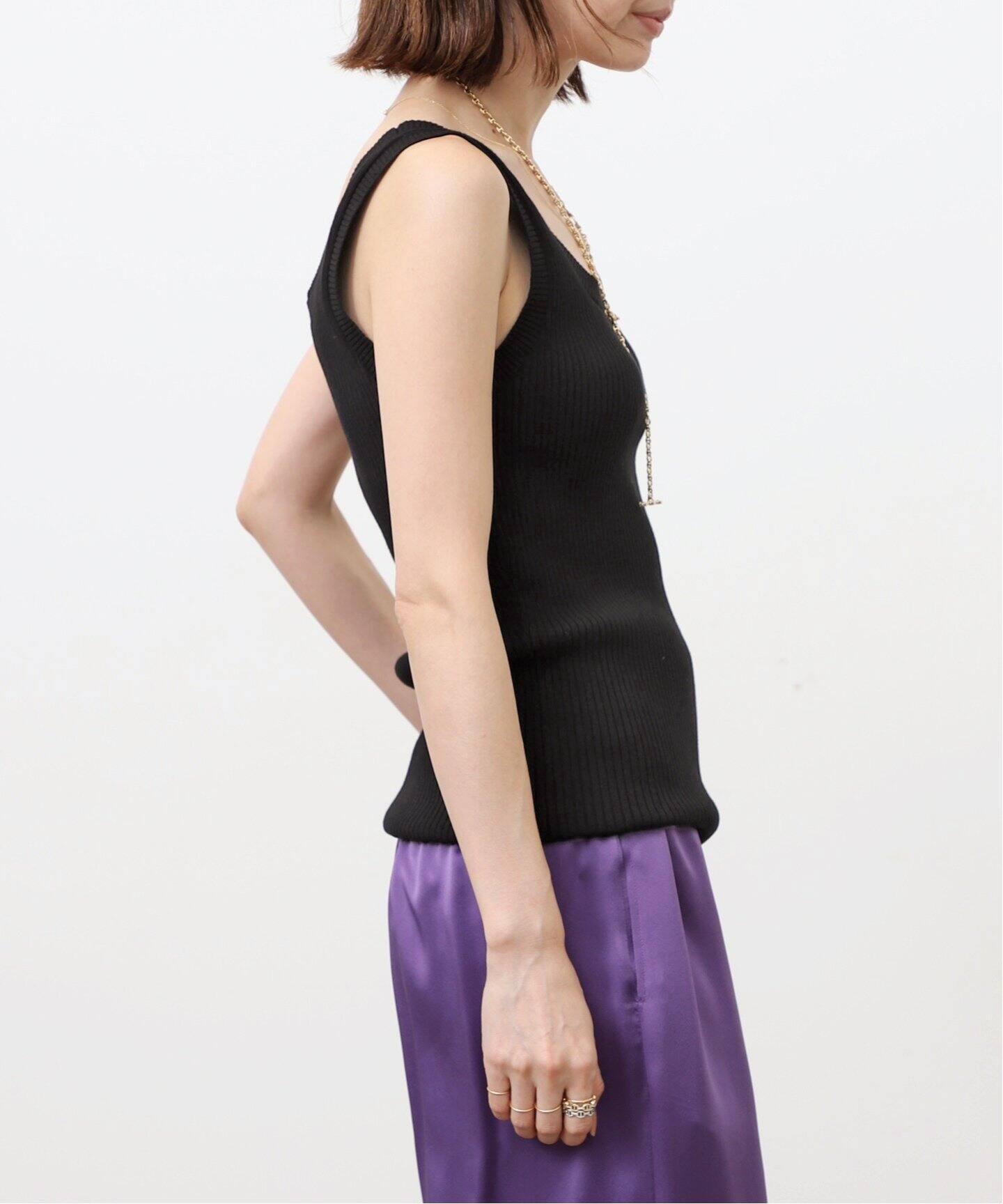 3x2 RIB KNIT TANK TOP（タンクトップ）｜L 