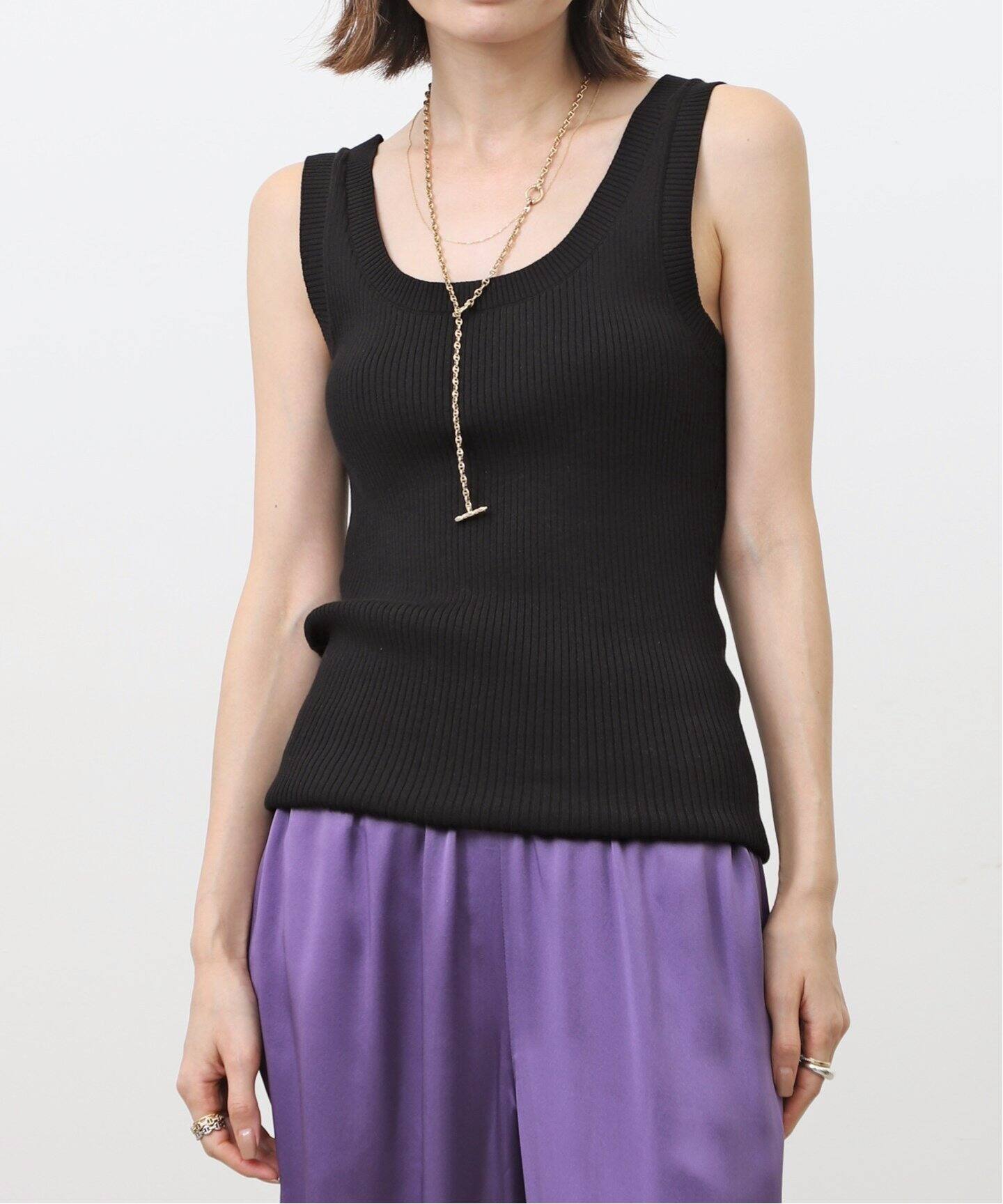 3x2 RIB KNIT TANK TOP（タンクトップ）｜L 