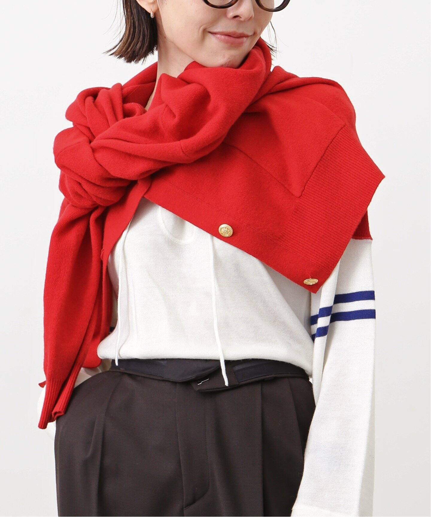 GOLD BUTTON CARDIGAN（ニット／セーター）｜L