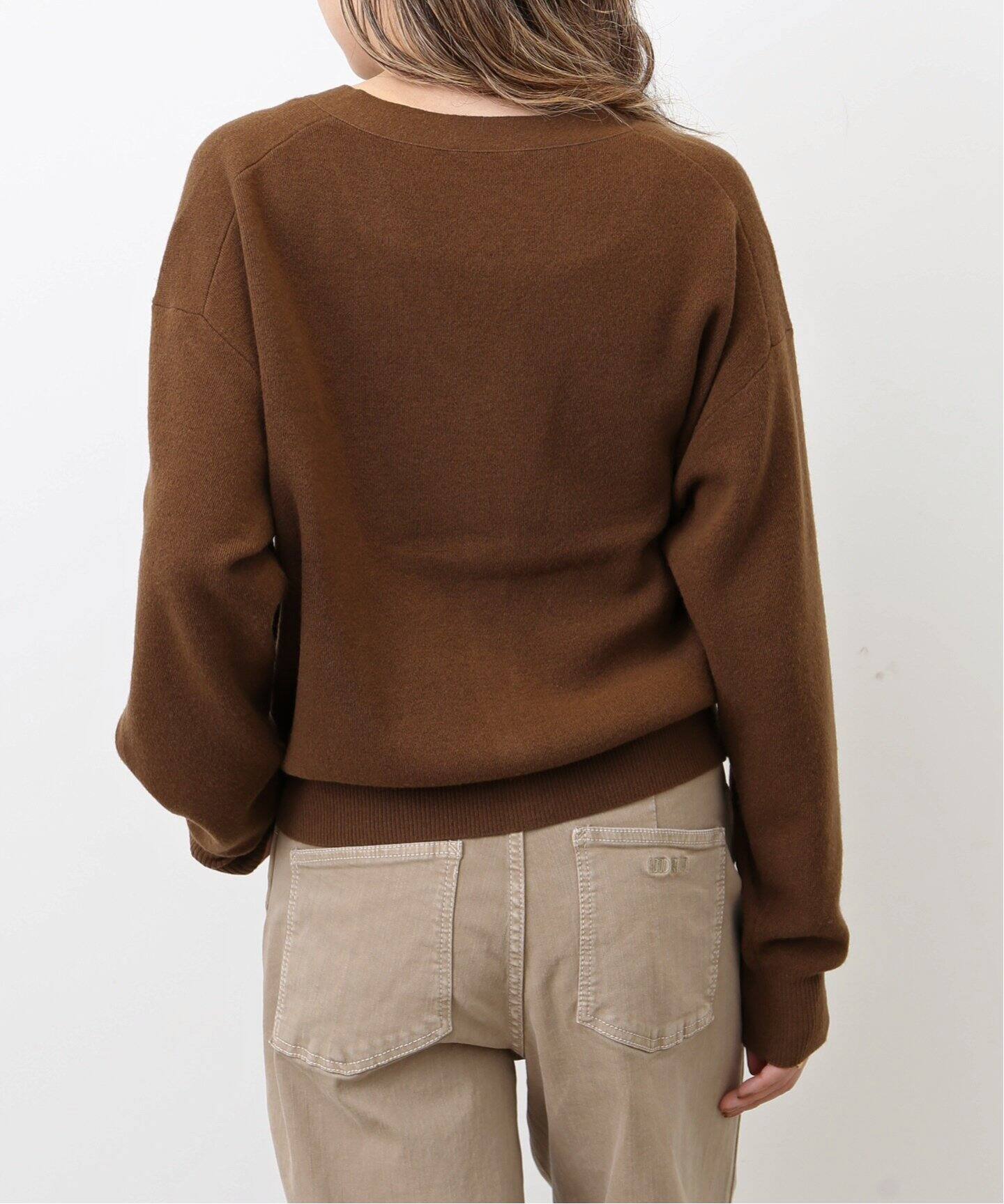 GOLD BUTTON CARDIGAN（ニット／セーター）｜L 