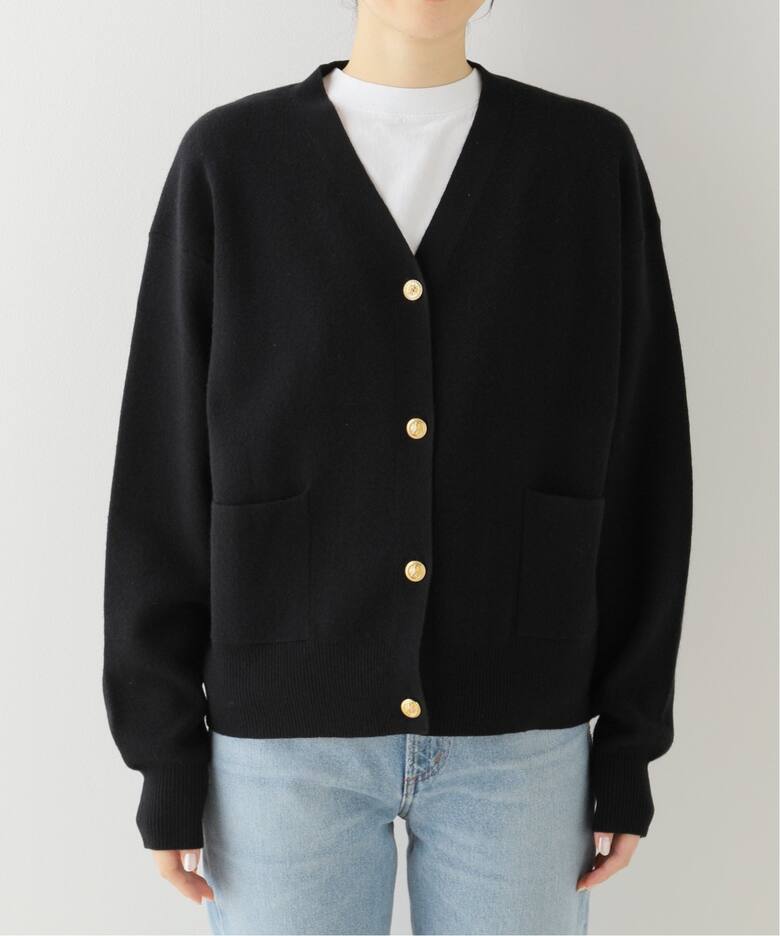 GOLD BUTTON CARDIGAN（ニット／セーター）｜L