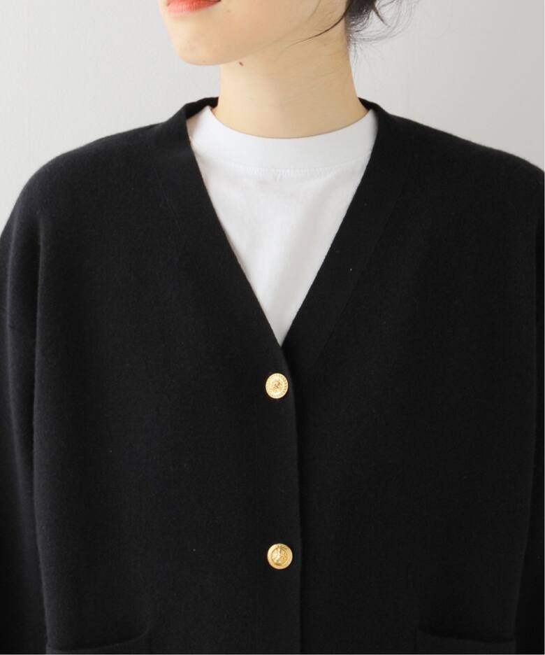 GOLD BUTTON CARDIGAN（ニット／セーター）｜L