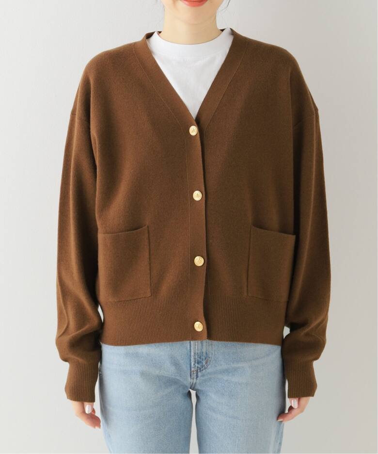 GOLD BUTTON CARDIGAN（ニット／セーター）｜L 