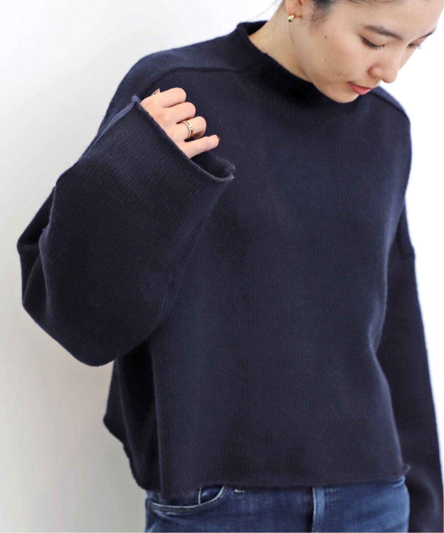 Short Knit Pullover（ニット／セーター）｜L 