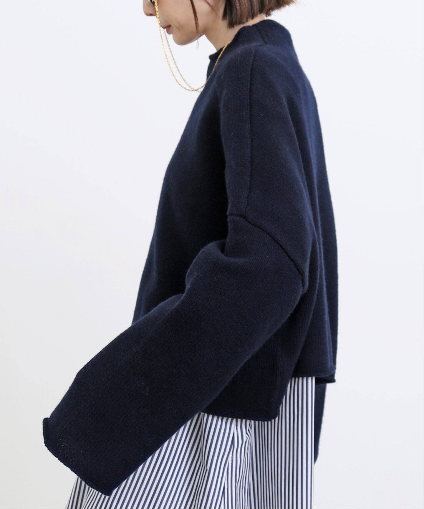Short Knit Pullover（ニット／セーター）｜L 