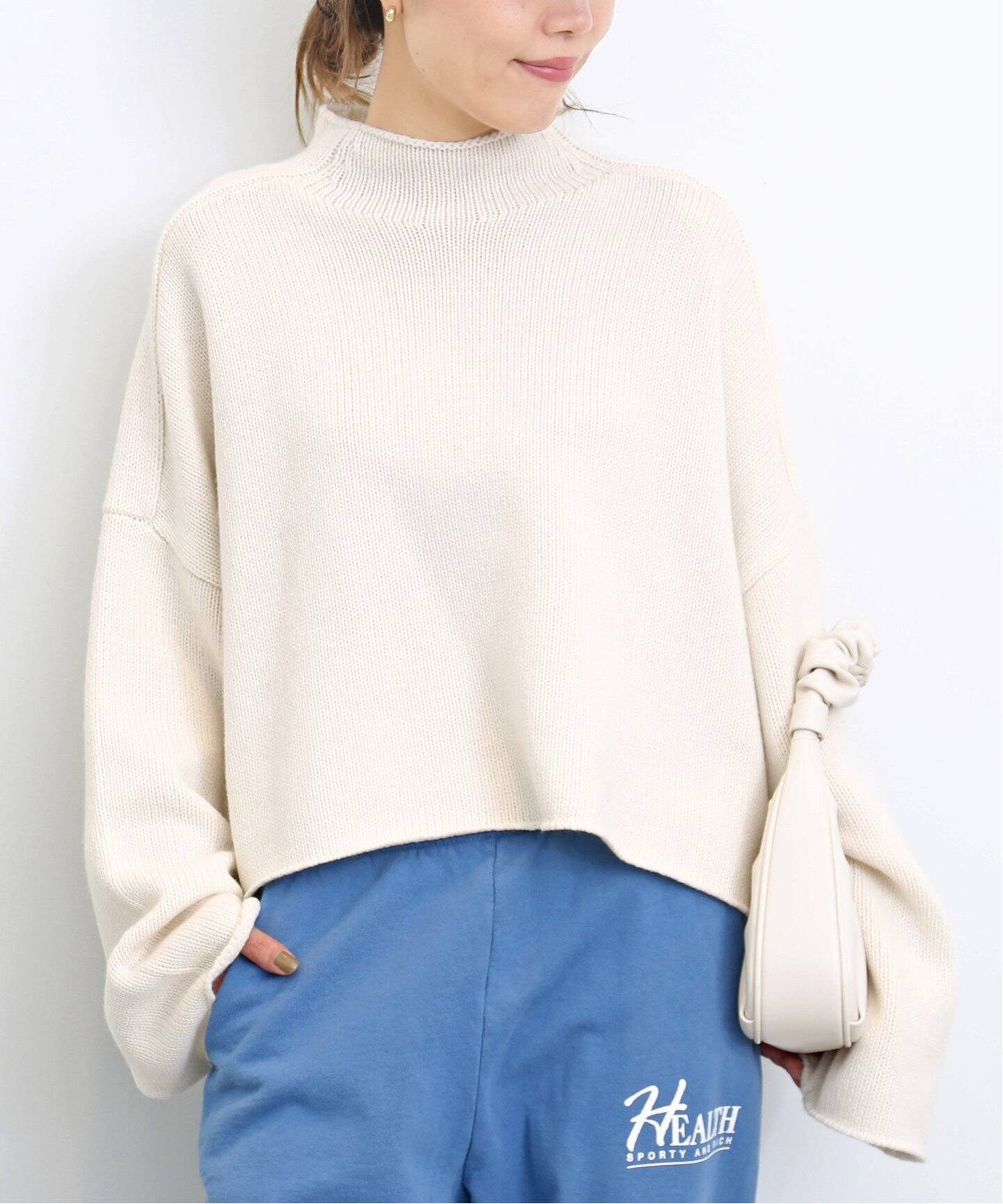 Short Knit Pullover（ニット／セーター）｜L 