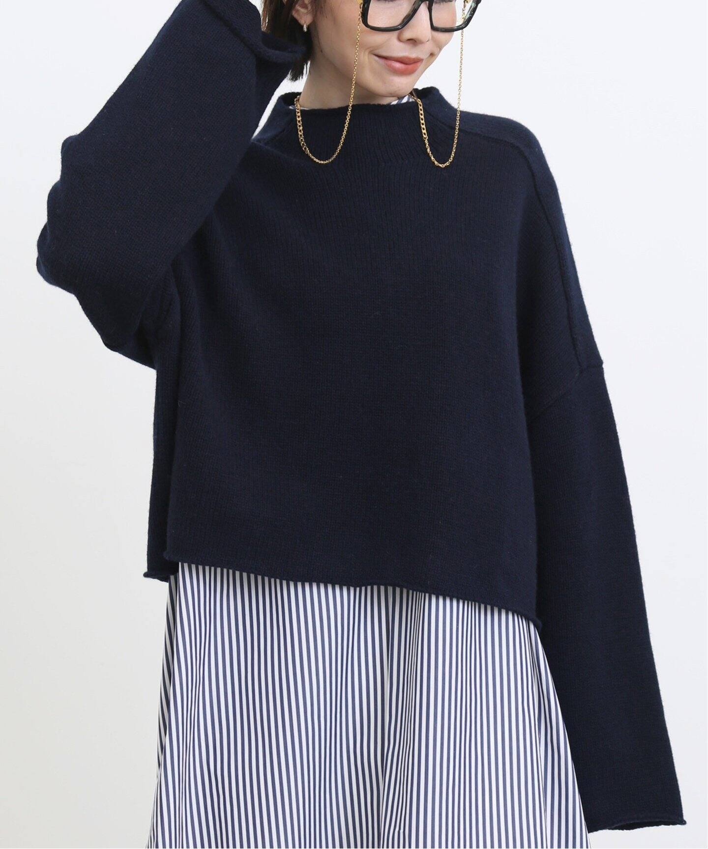 Short Knit Pullover（ニット／セーター）｜L 