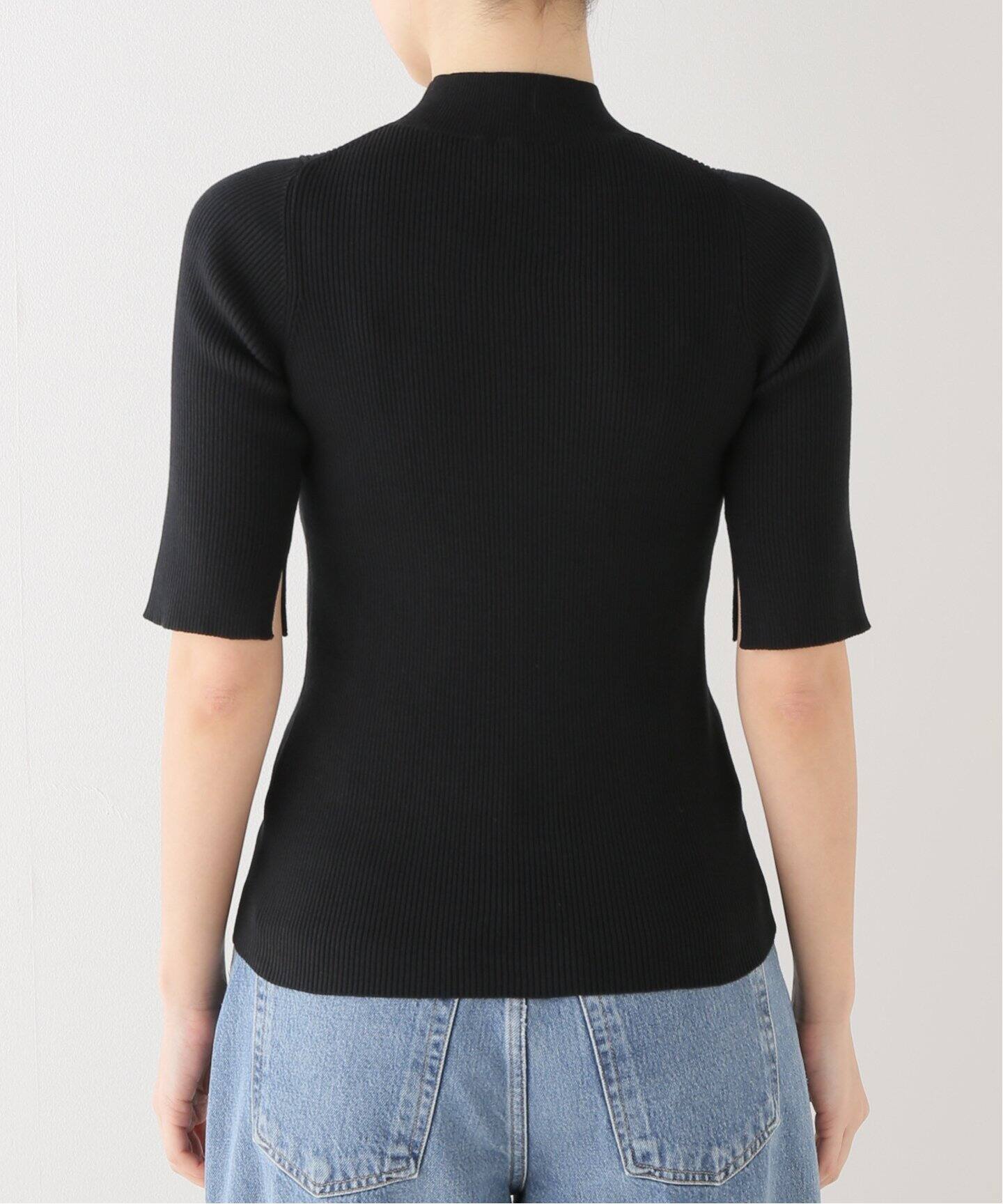 GIZA COTTON RIB KNIT PULLOVER（ニット／セーター）｜L