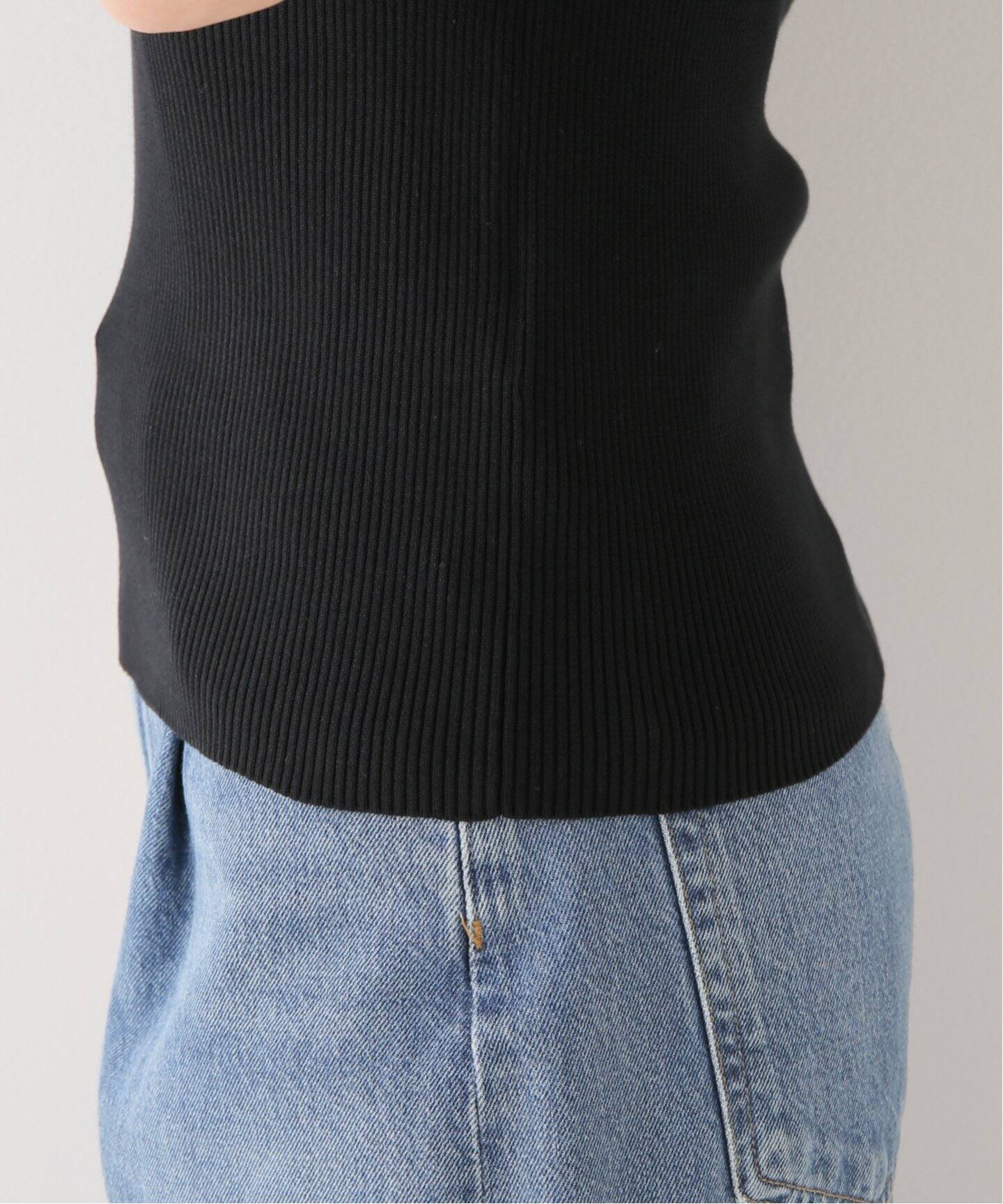 GIZA COTTON RIB KNIT PULLOVER（ニット／セーター）｜L