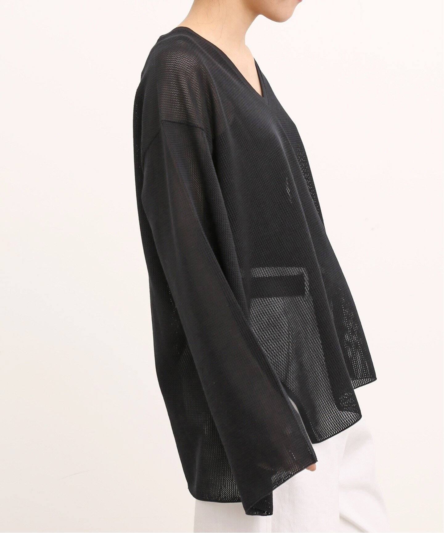PIMA COTTON SILK VNECK KNIT（ニット／セーター）｜L