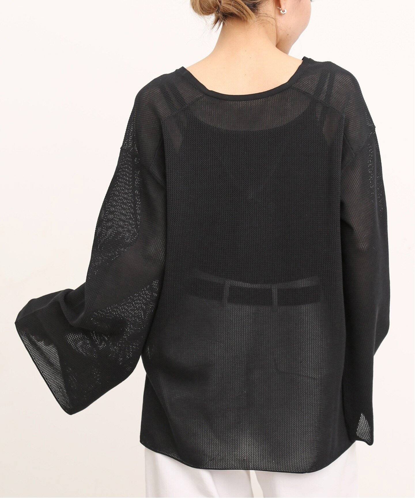 PIMA COTTON SILK VNECK KNIT（ニット／セーター）｜L 