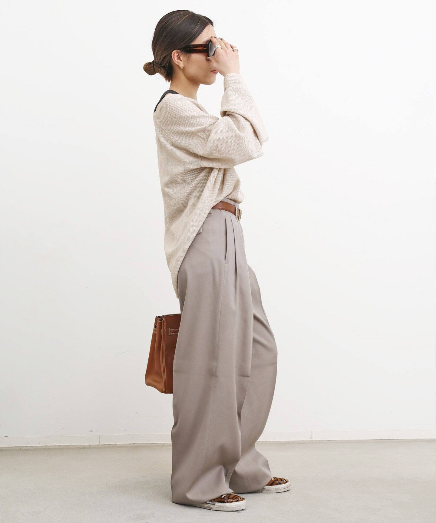 PIMA COTTON SILK VNECK KNIT（ニット／セーター）｜L