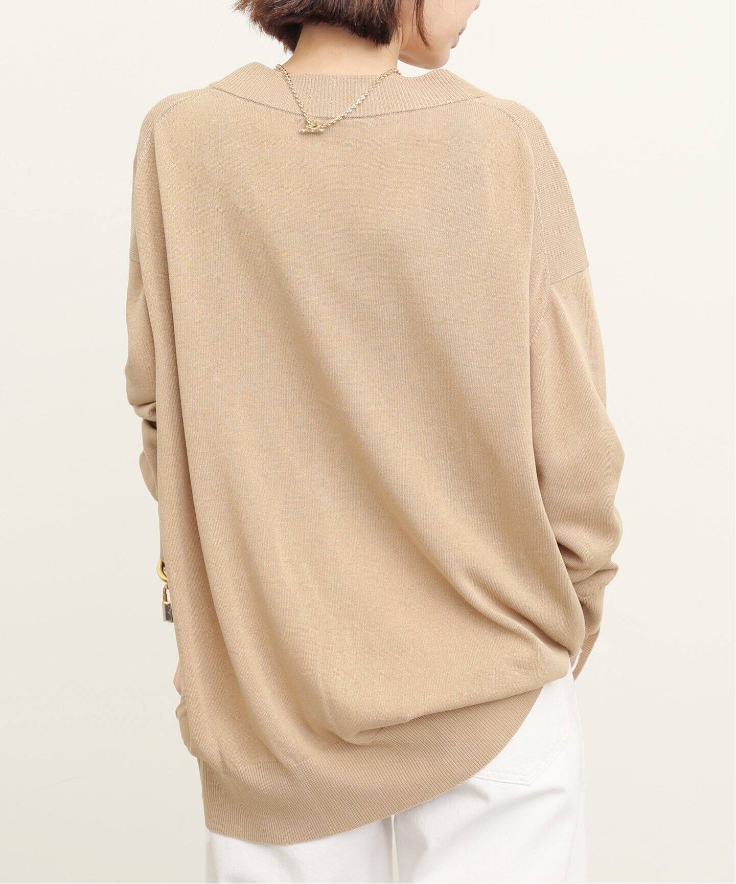 Oversize Linen Cardigan（カーディガン）｜L 