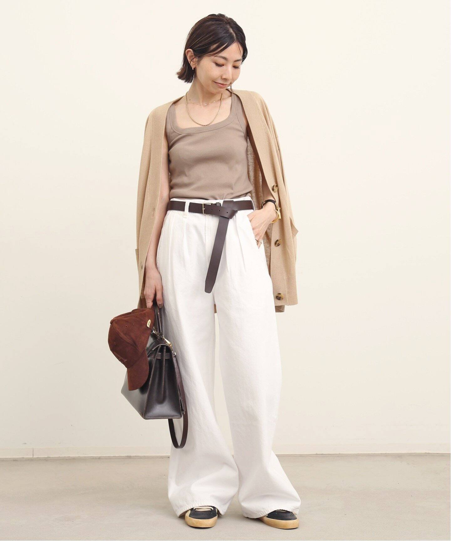 Oversize Linen Cardigan（カーディガン）｜L 