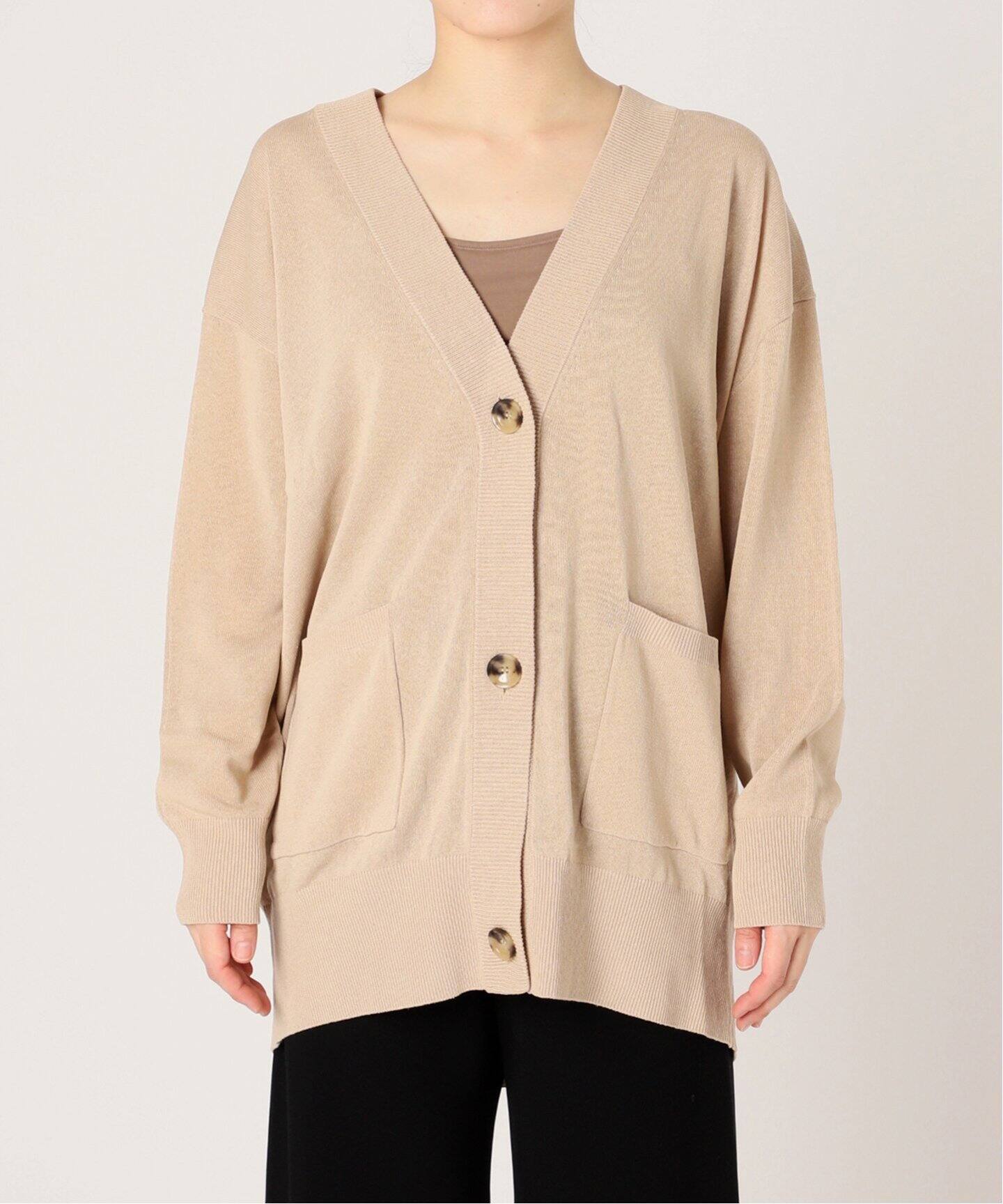 Oversize Linen Cardigan（カーディガン）｜L 