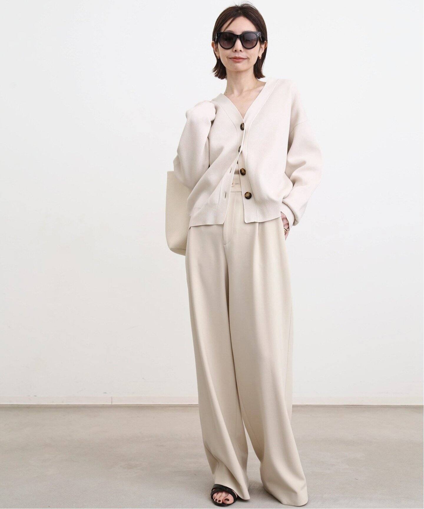 Knit Vneck Cardigan（カーディガン）｜L 