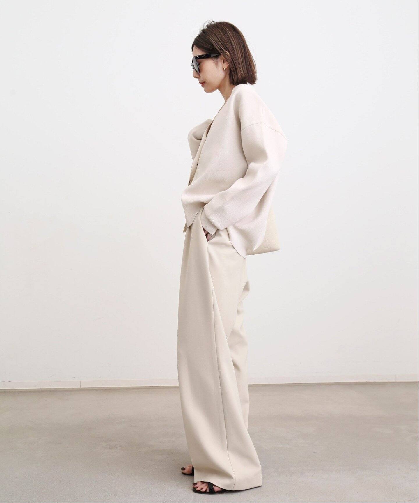 Knit Vneck Cardigan（カーディガン）｜L 