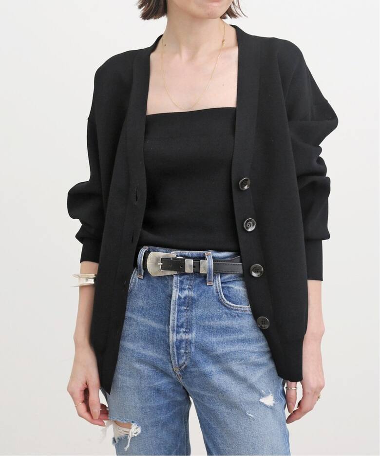 Knit Vneck Cardigan（カーディガン）｜L