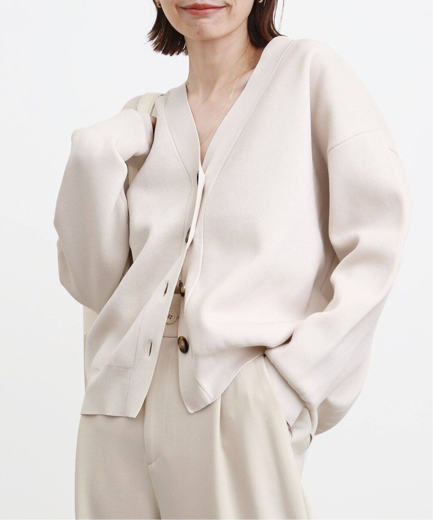 Knit Vneck Cardigan（カーディガン）｜L 