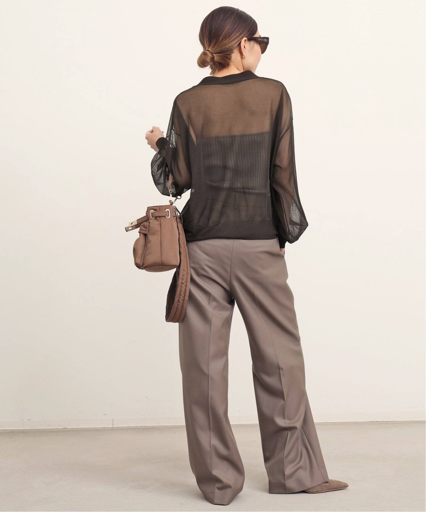 Sheer Cardigan（カーディガン）｜L 