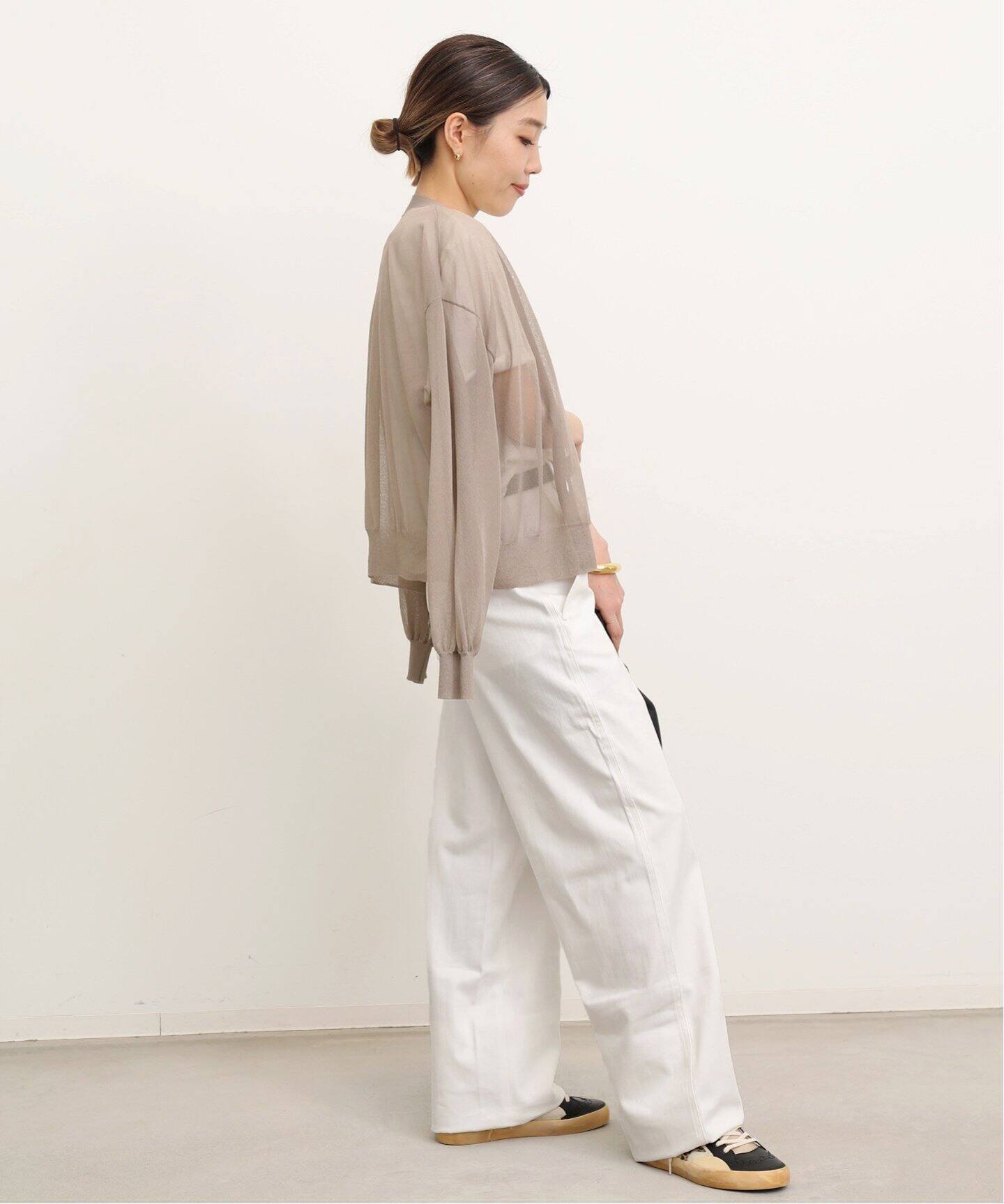 Sheer Cardigan（カーディガン）｜L