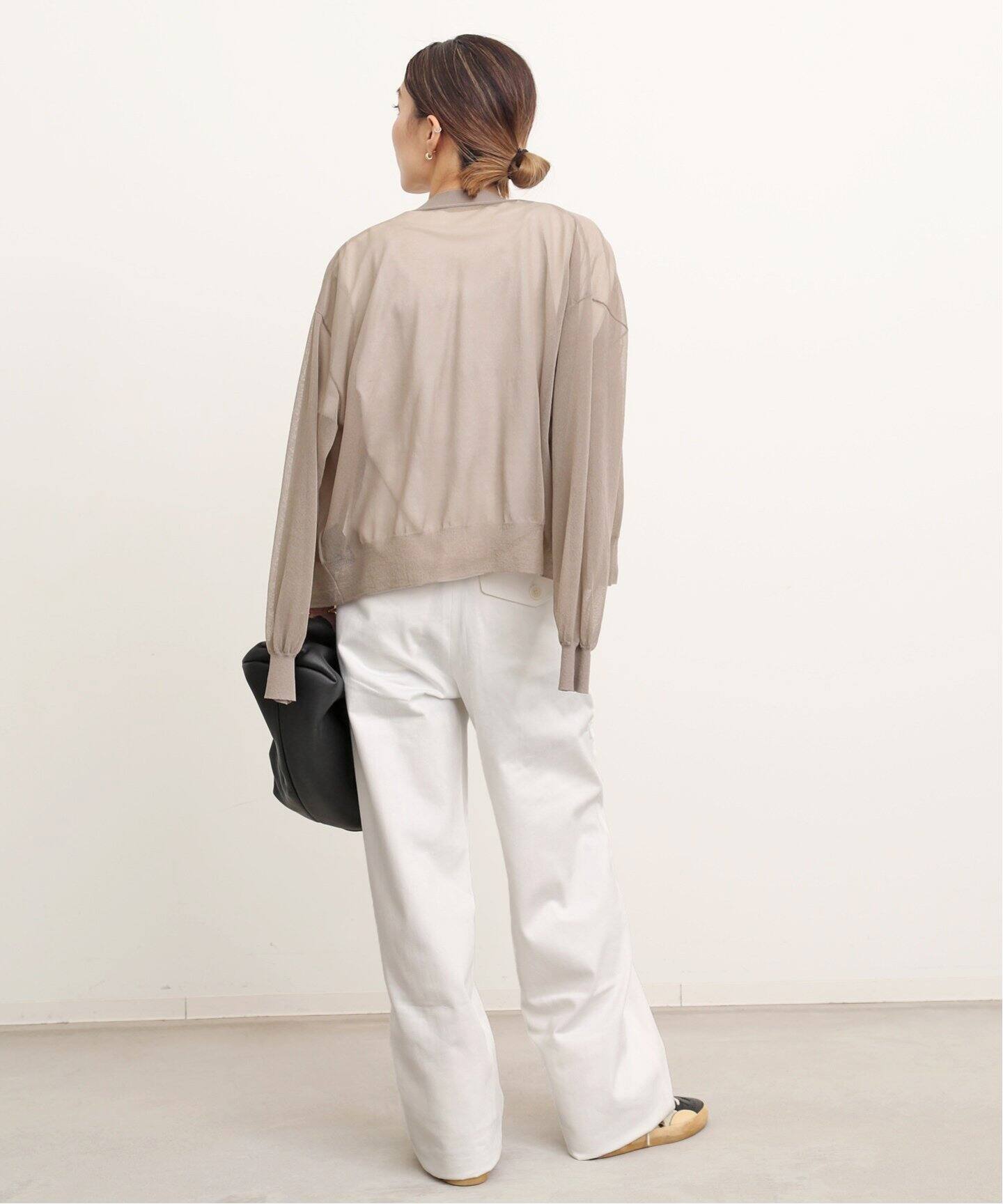 Sheer Cardigan（カーディガン）｜L 