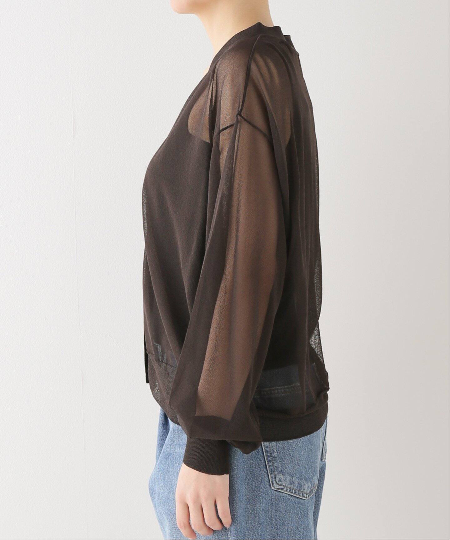Sheer Cardigan（カーディガン）｜L 