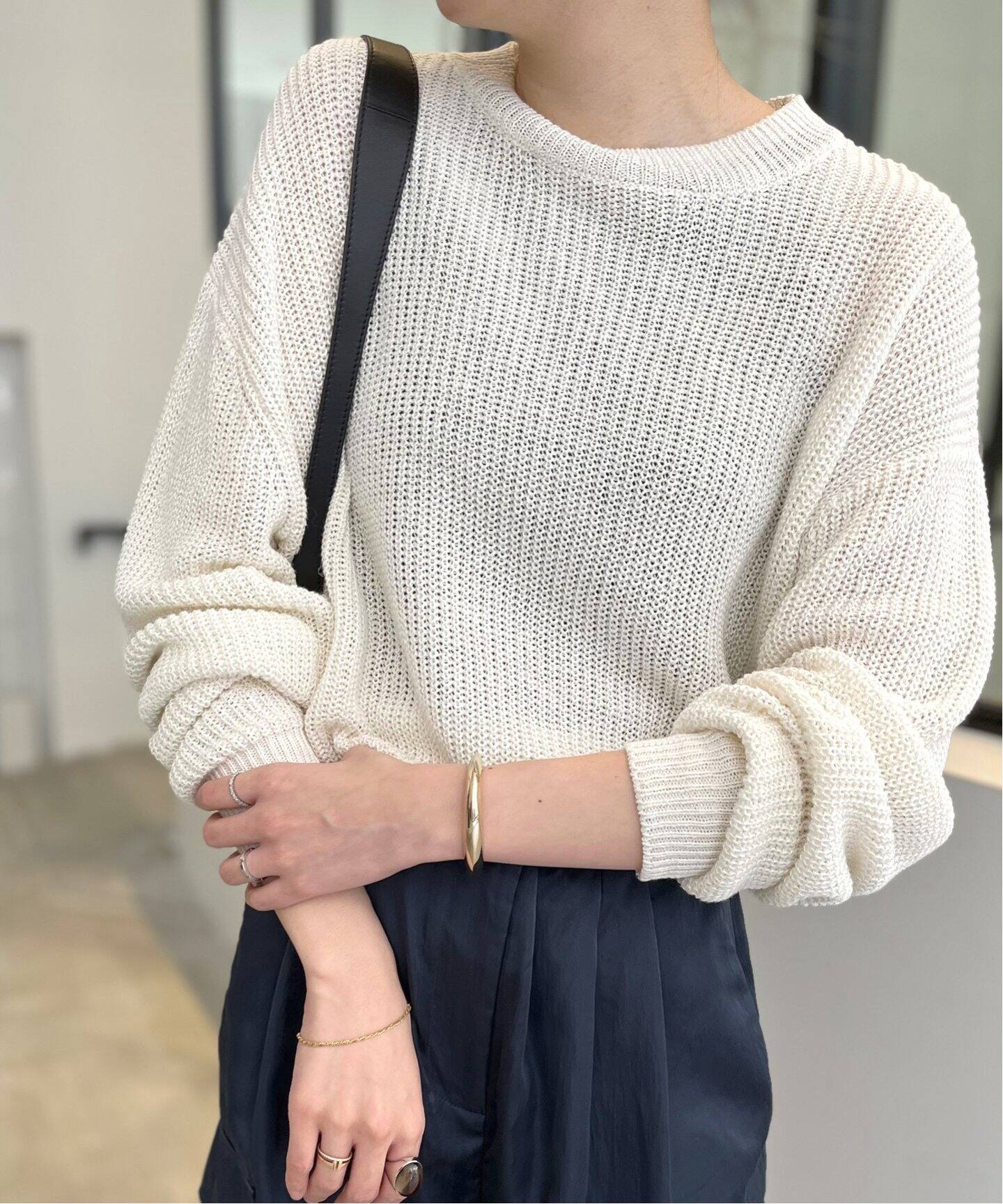 LINEN BOYS KNIT（ニット／セーター）｜L 