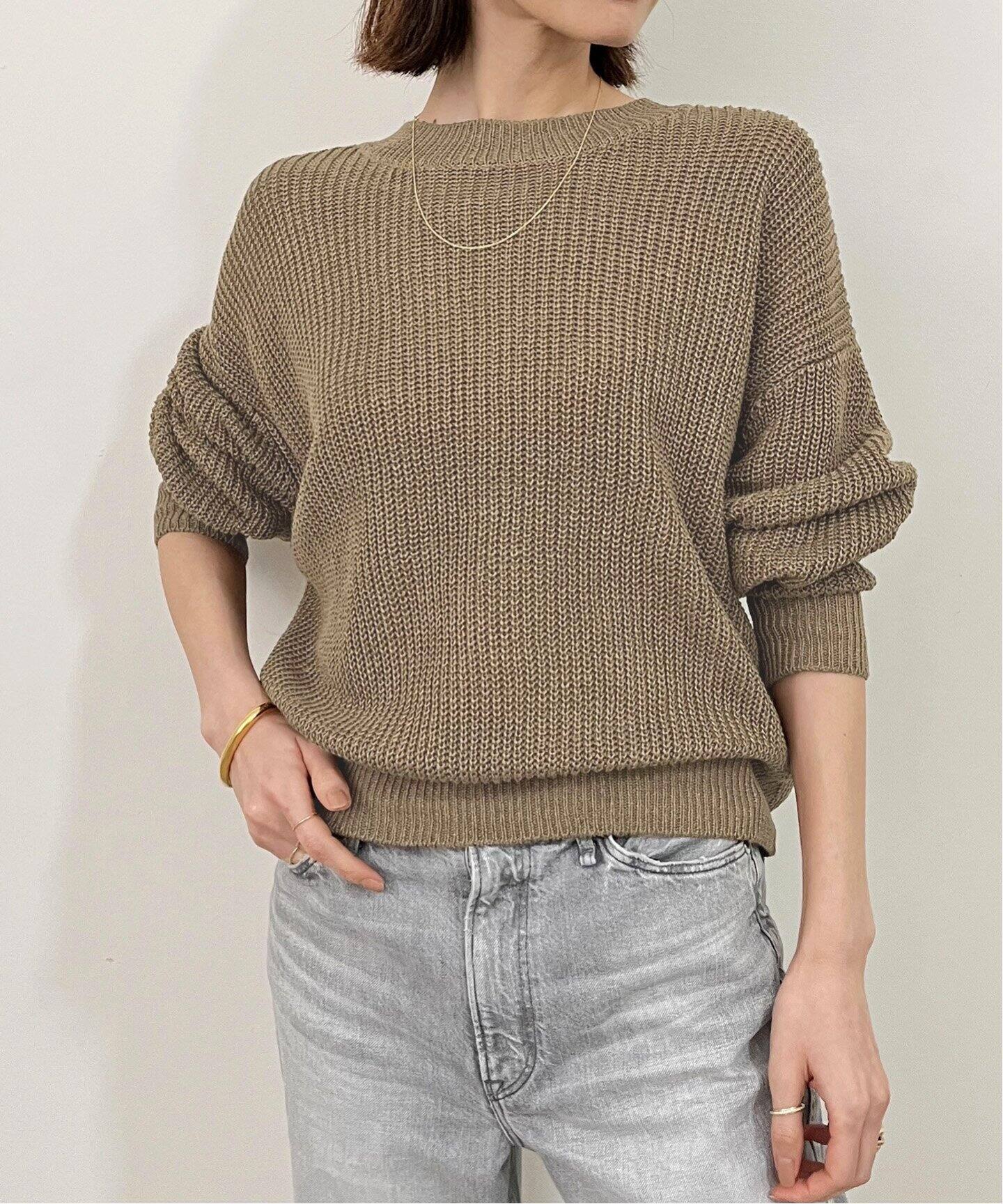 LINEN BOYS KNIT（ニット／セーター）｜L 