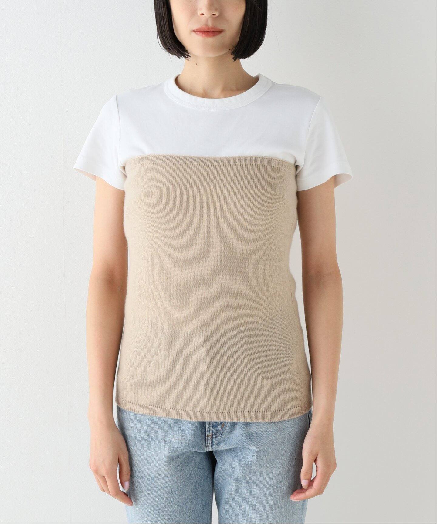 Cashmere Knit Bustier（ニット／セーター）｜L 