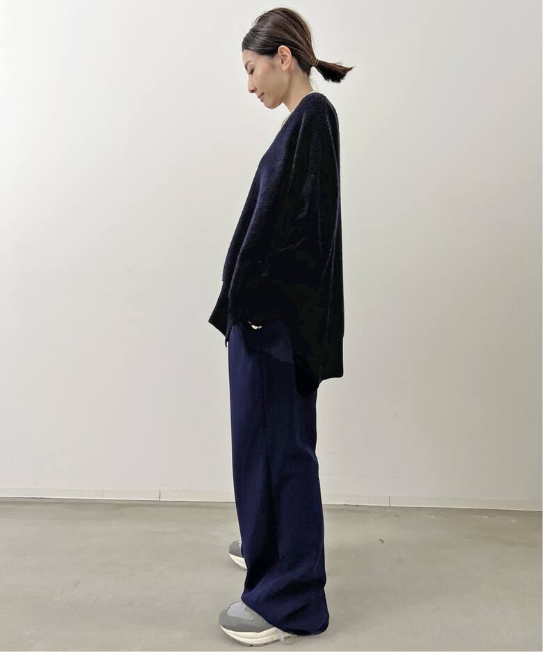 ELE STOLYOF/エレ ストリオフ】Wool pile Reversible Knit Pullover 