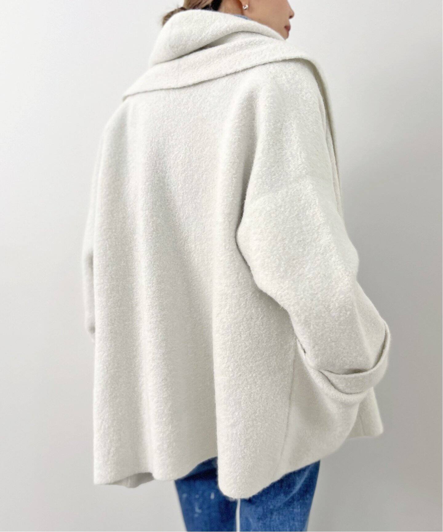 LAUREN MANOOGIAN/ローレン マヌージアン】DOUBLE FACE COAT（ニット 