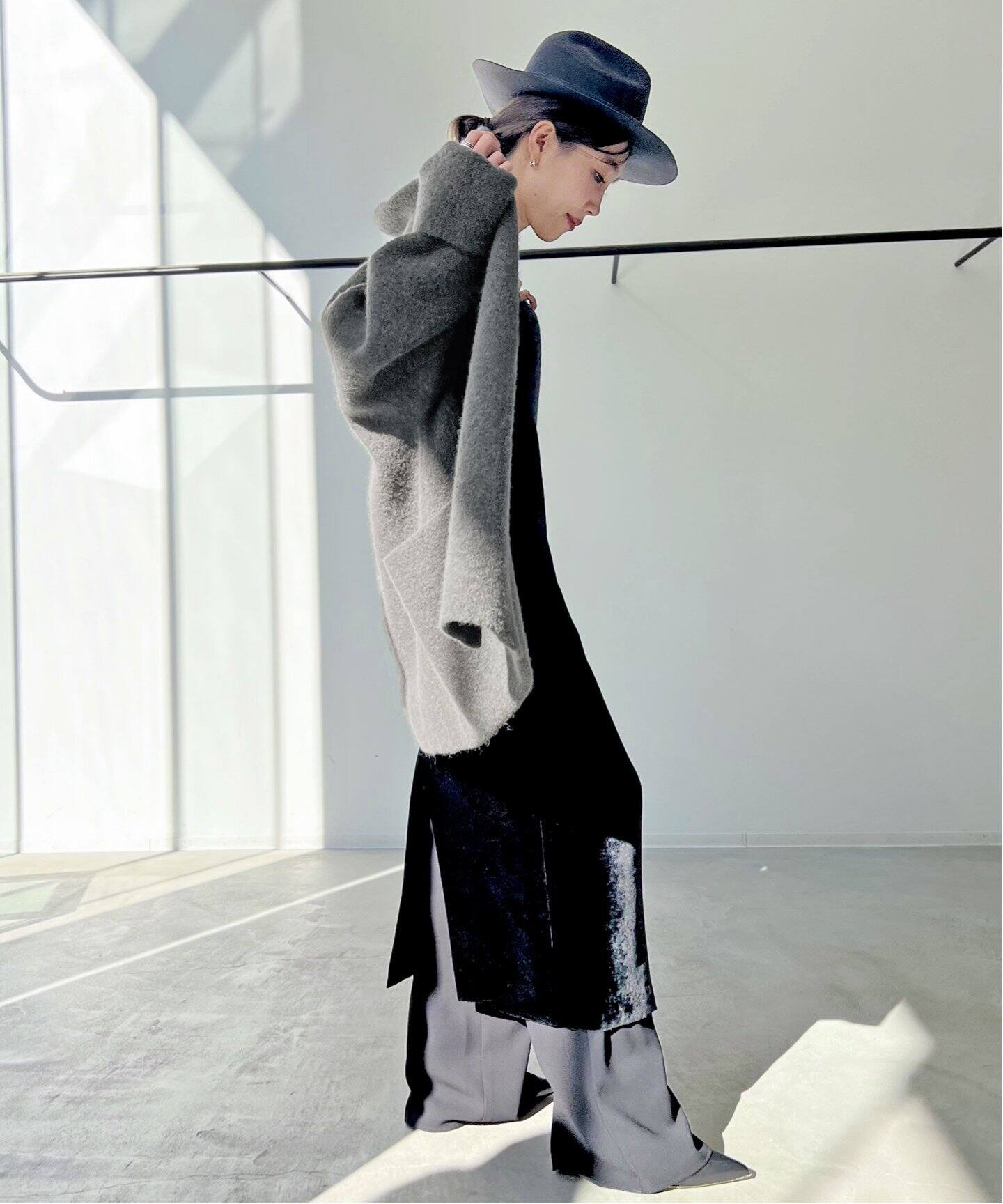 LAUREN MANOOGIAN/ローレン マヌージアン】DOUBLE FACE COAT（ニット  