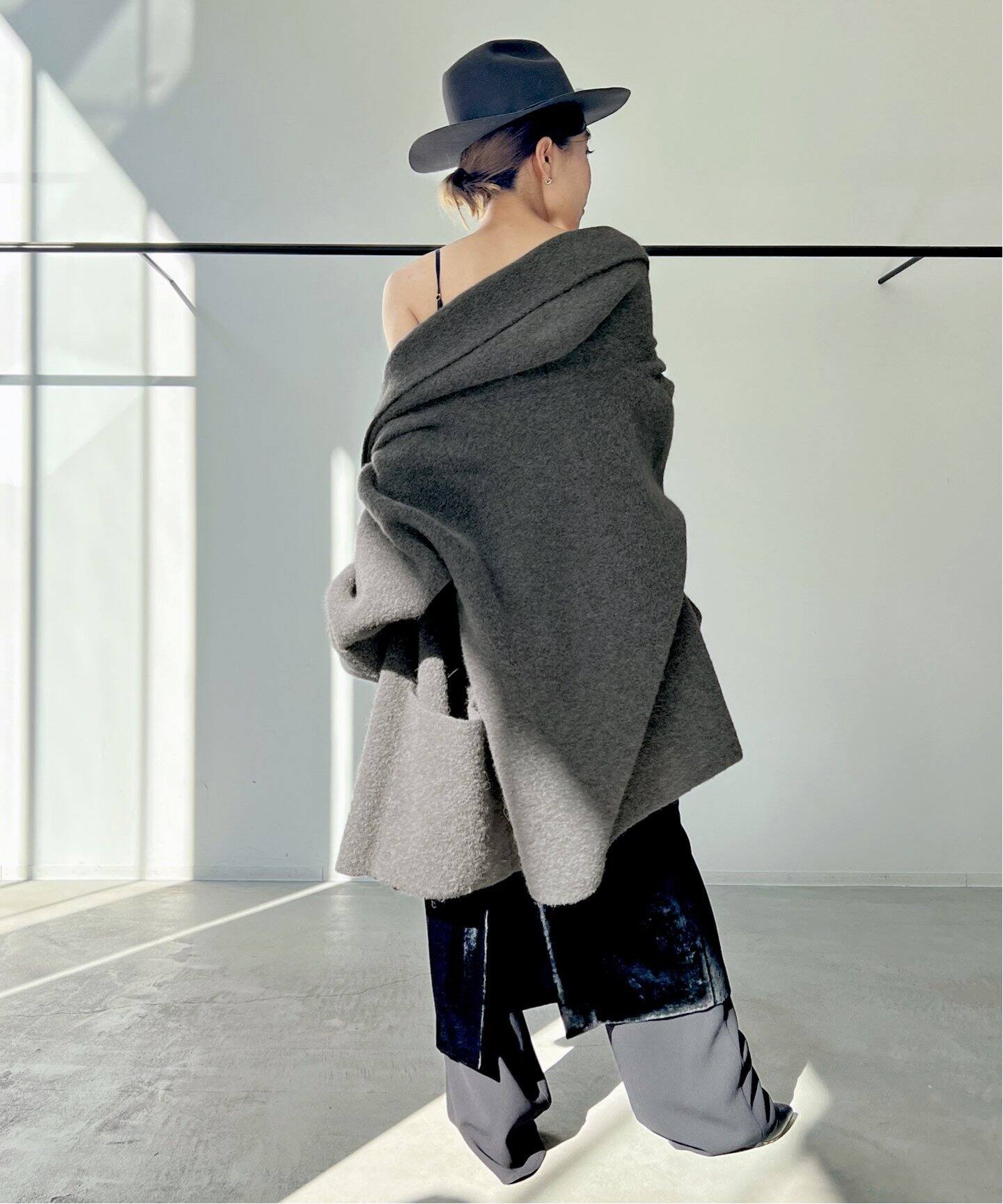 LAUREN MANOOGIAN/ローレン マヌージアン】DOUBLE FACE COAT（ニット  