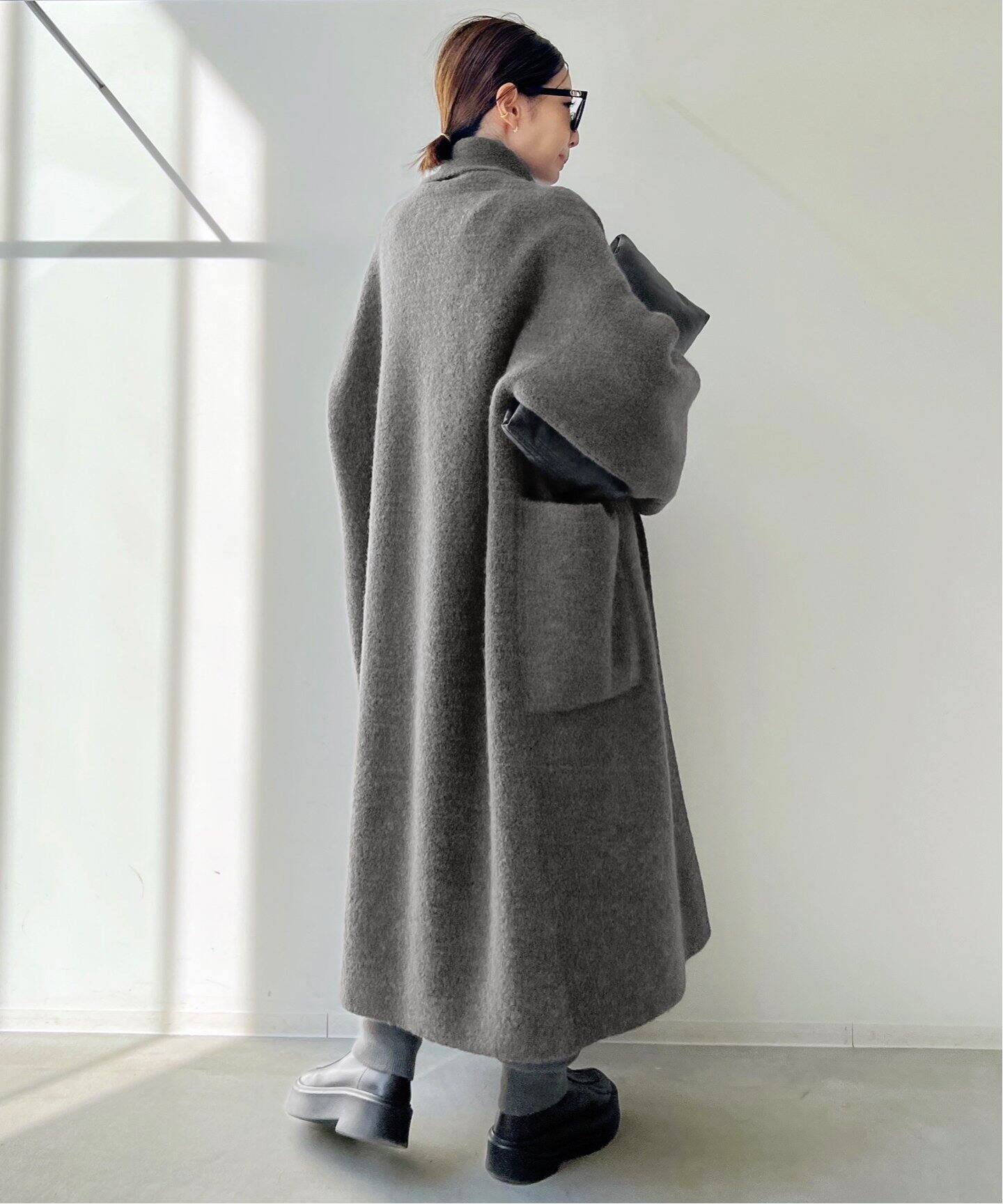 LAUREN MANOOGIAN/ローレン マヌージアン】DOUBLE FACE LONG COAT  