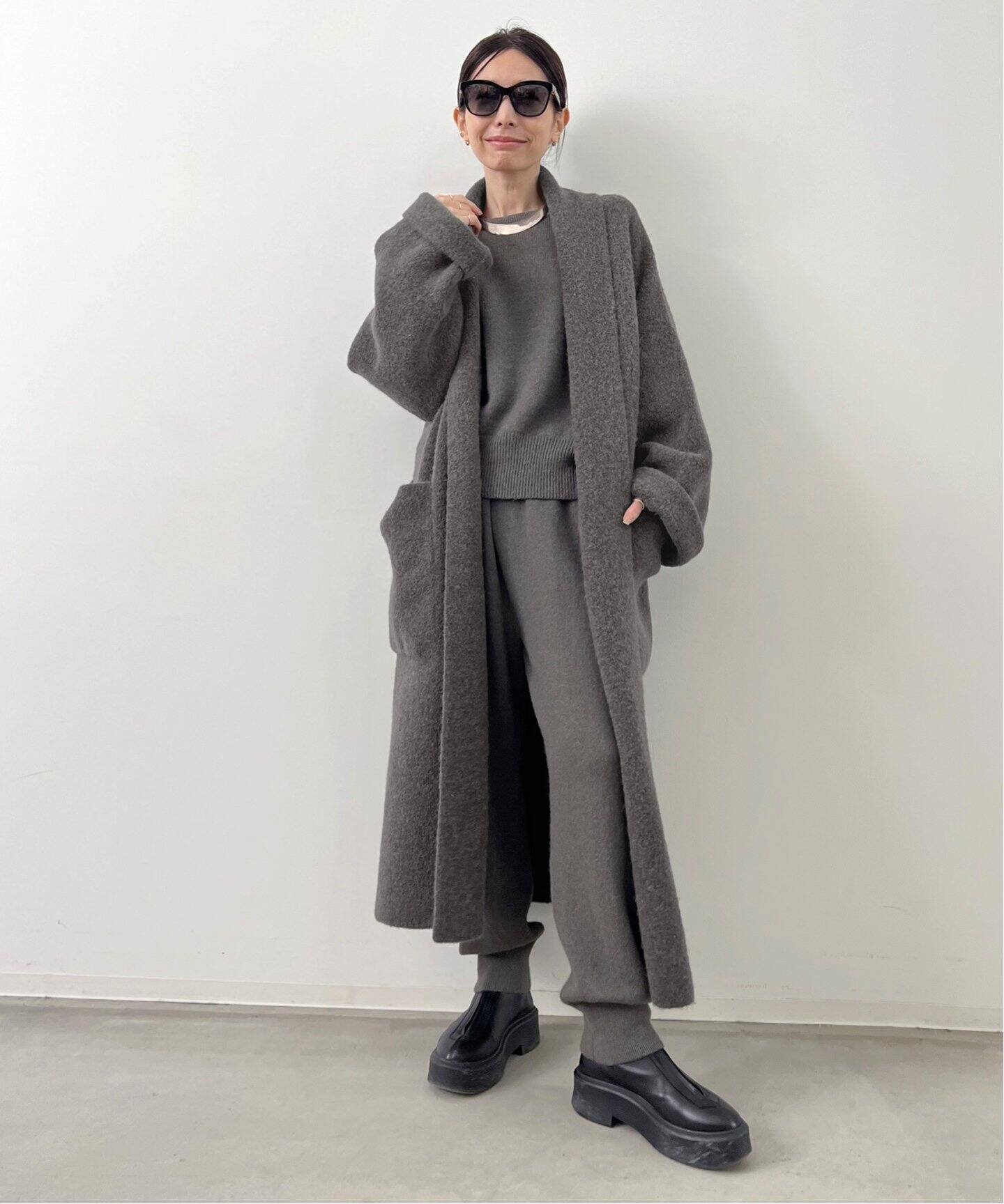 LAUREN MANOOGIAN/ローレン マヌージアン】DOUBLE FACE LONG COAT  