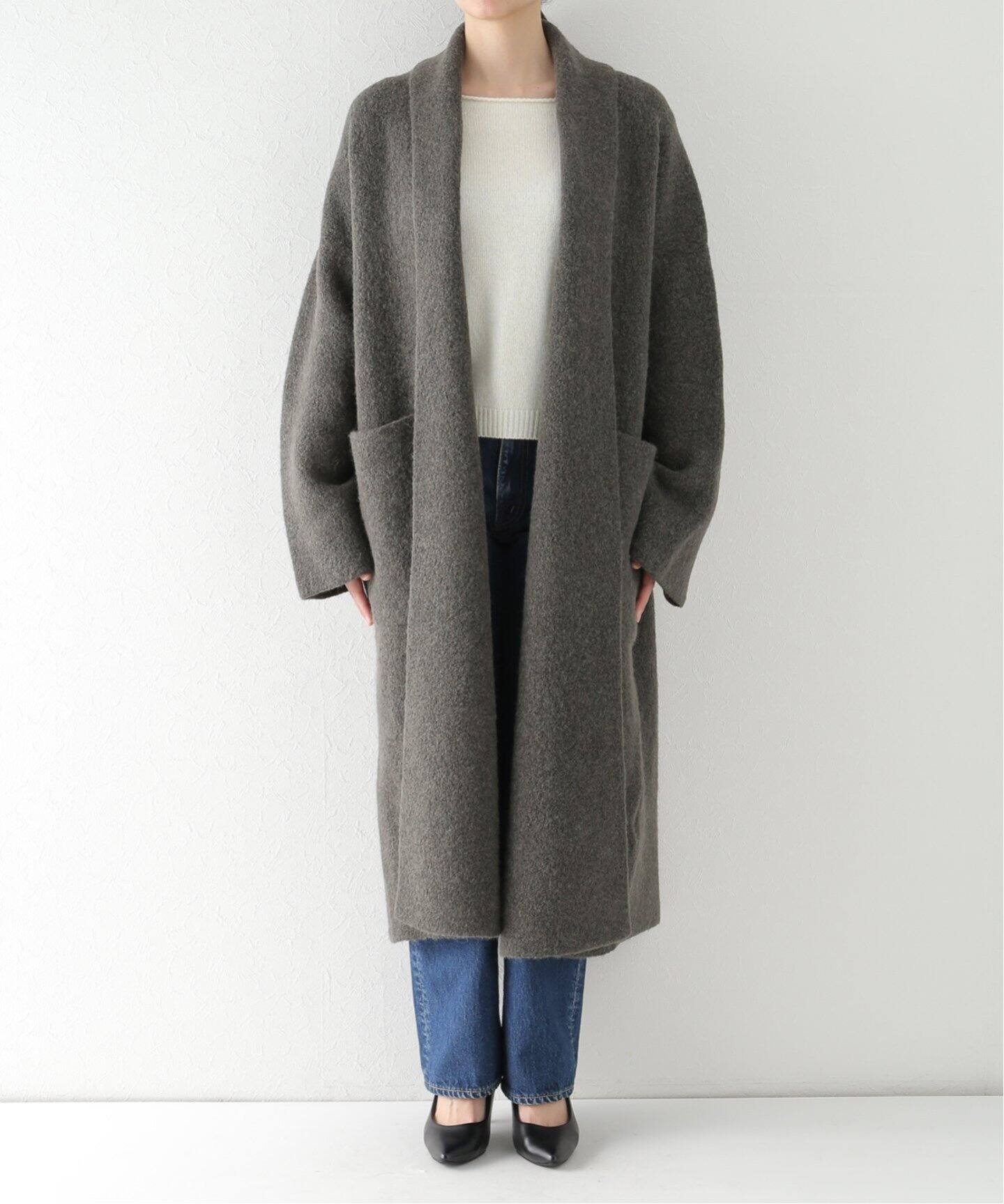 LAUREN MANOOGIAN/ローレン マヌージアン】DOUBLE FACE LONG COAT  