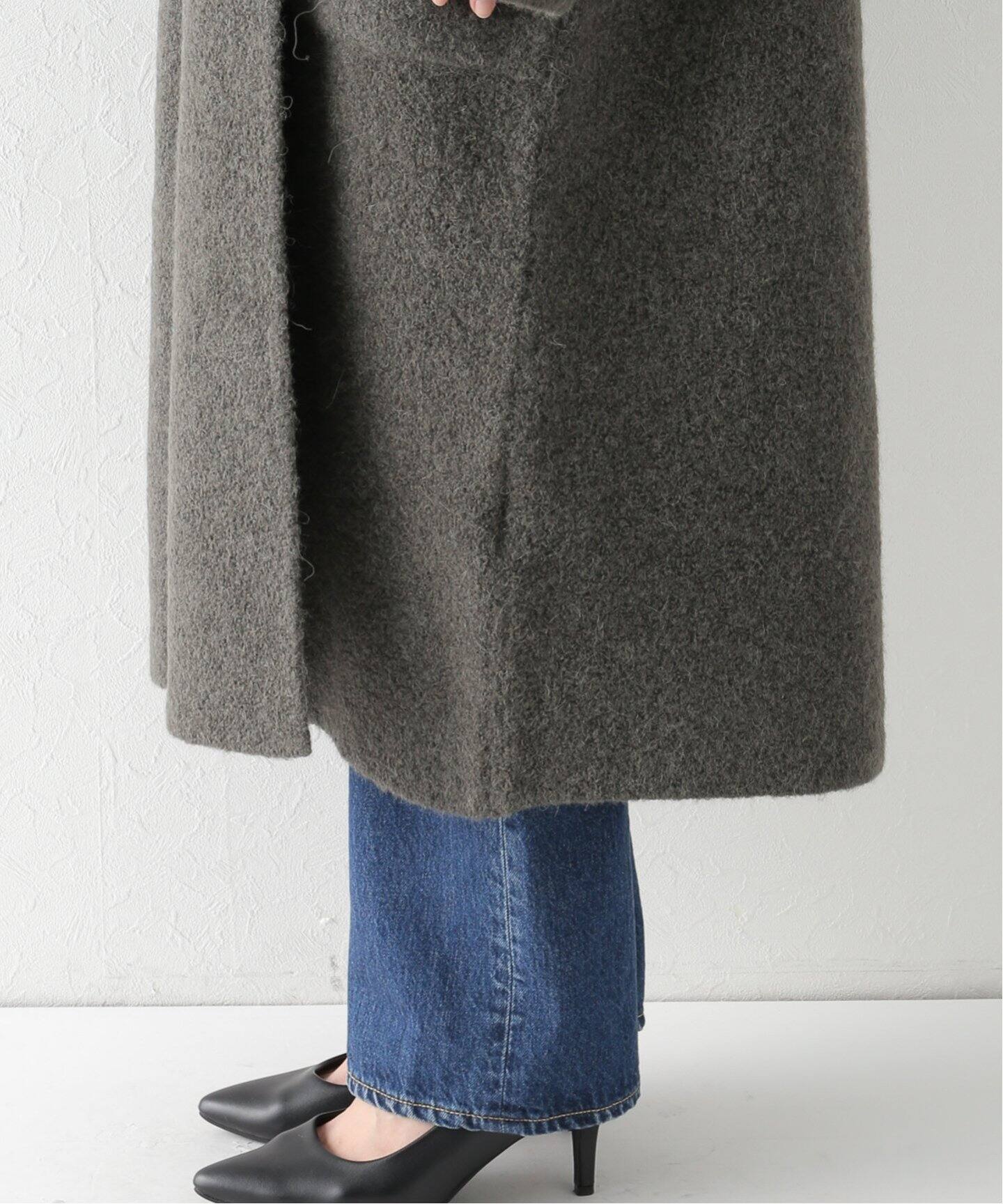 LAUREN MANOOGIAN/ローレン マヌージアン】DOUBLE FACE LONG COAT 